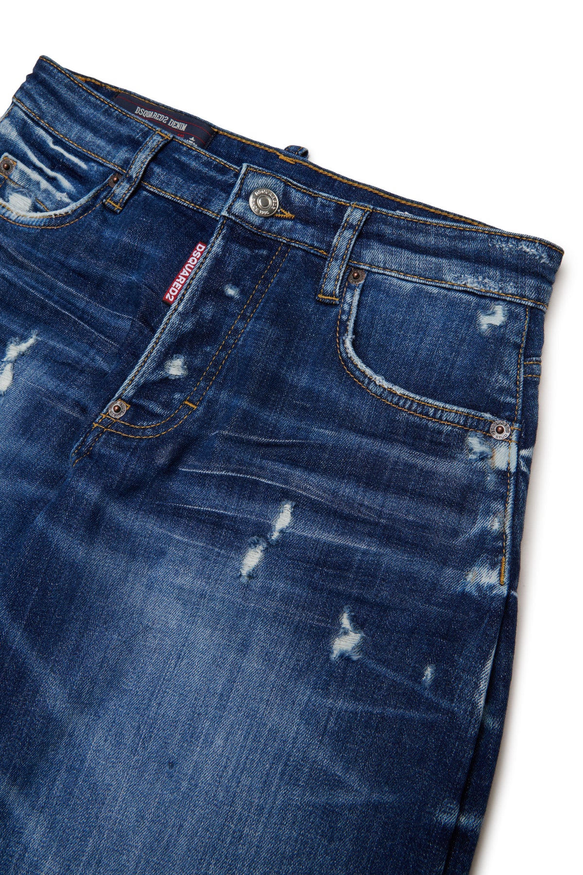 Relaxed fit jeans in medium blue wash - Amelia