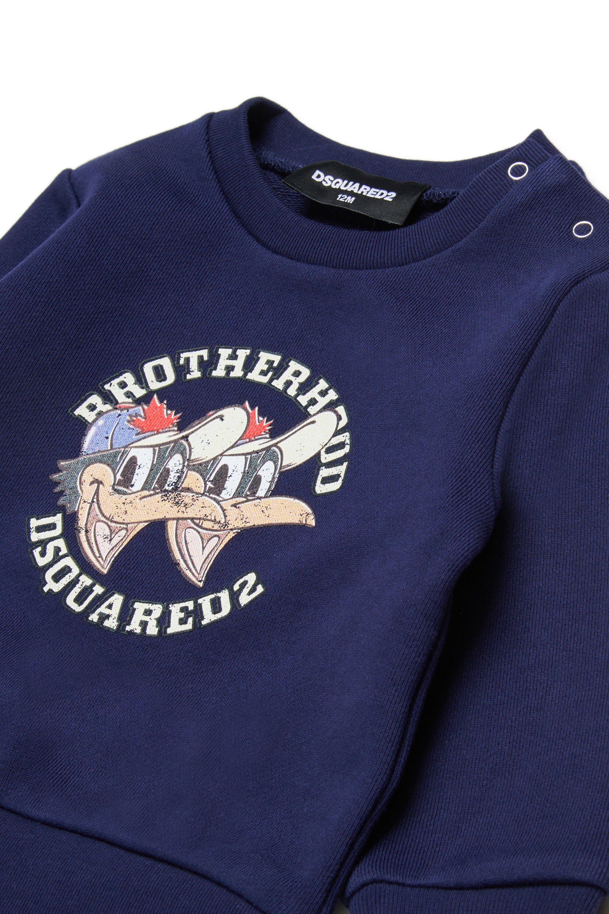 Brotherhood print crew-neck sweatshirt