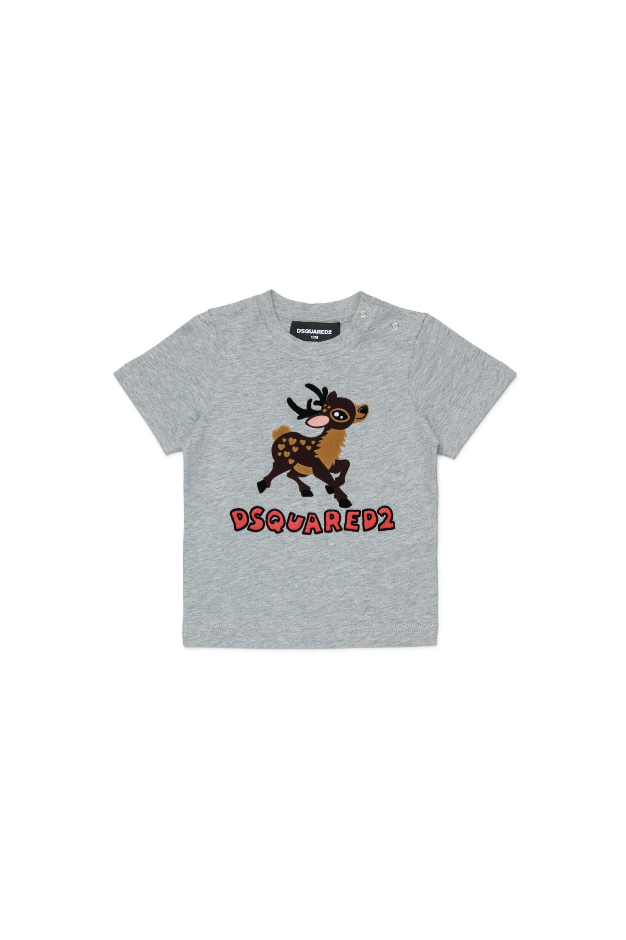 フォーン柄メランジ・ジャージーTシャツ