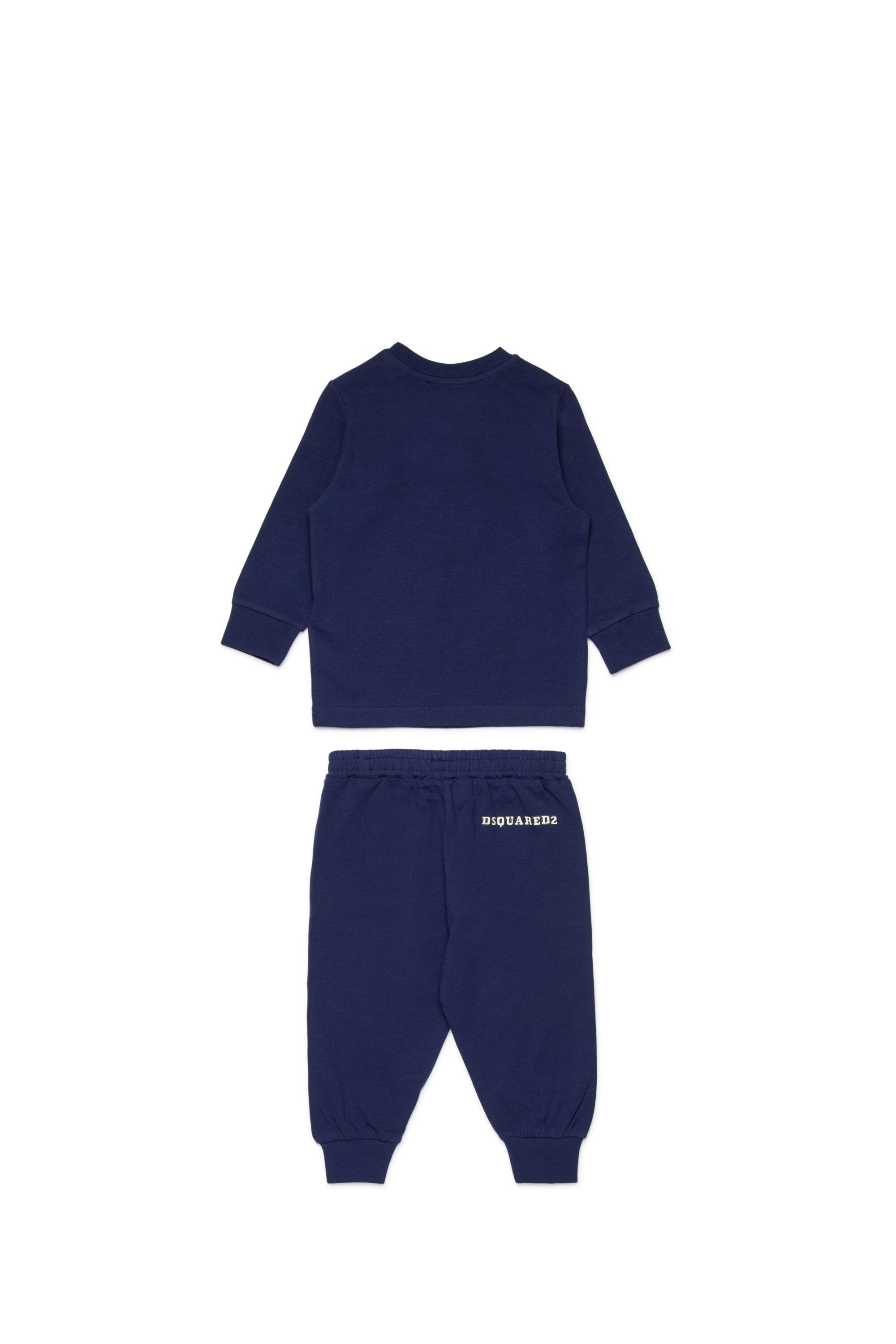 ブラザーフッド柄のロング・ジャージー・ジャンプスーツ