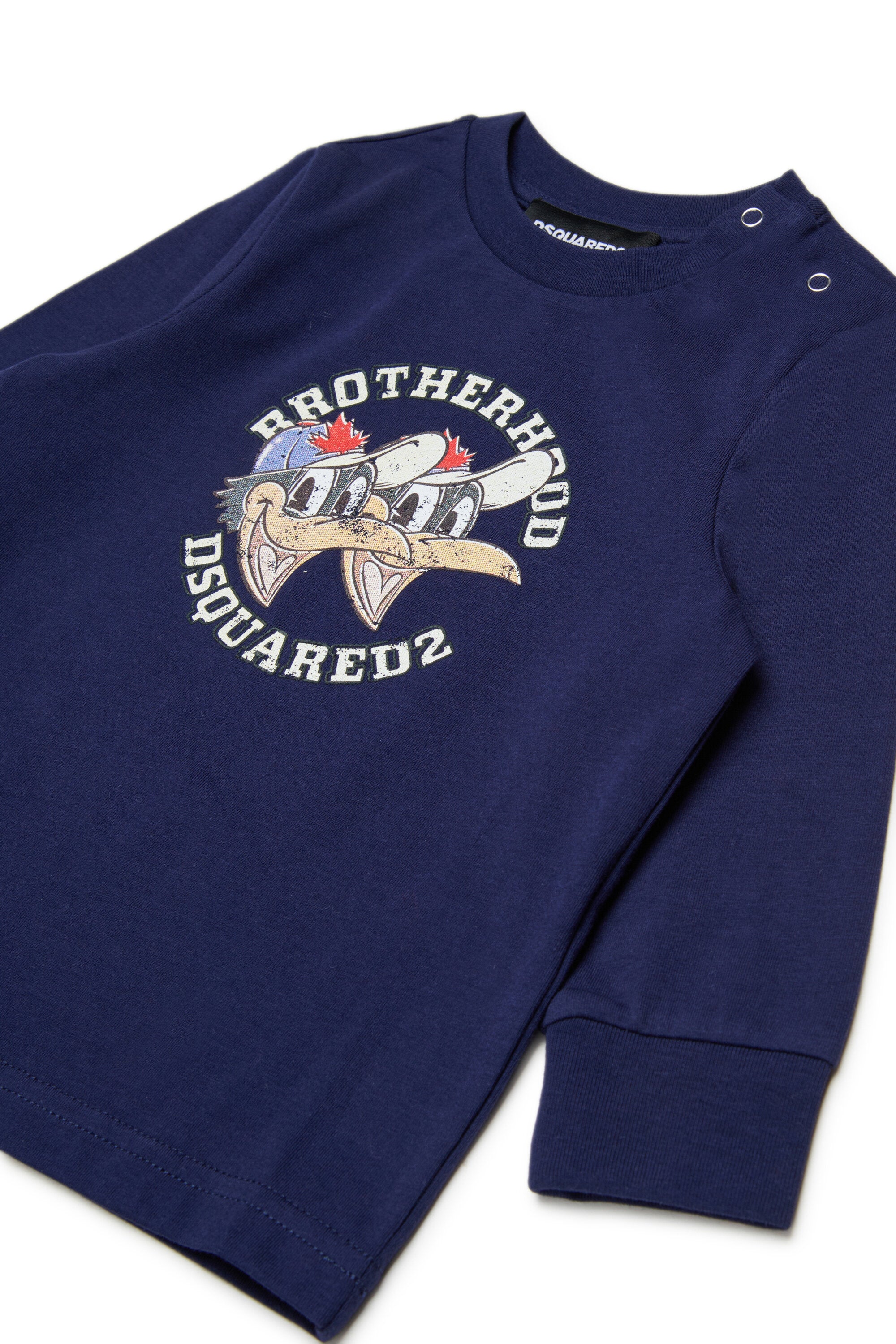 ブラザーフッド柄のロング・ジャージー・ジャンプスーツ