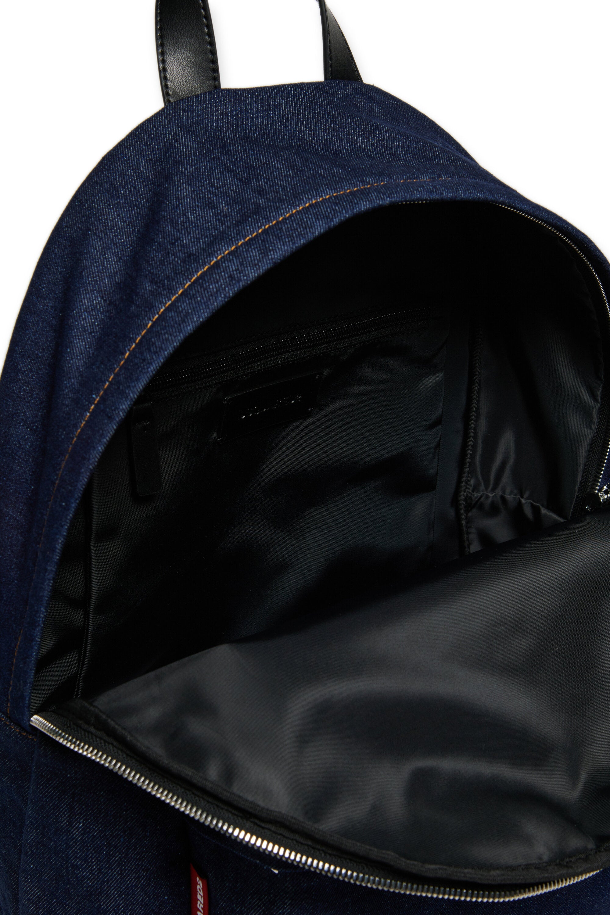 Denim backpack with ICON logo