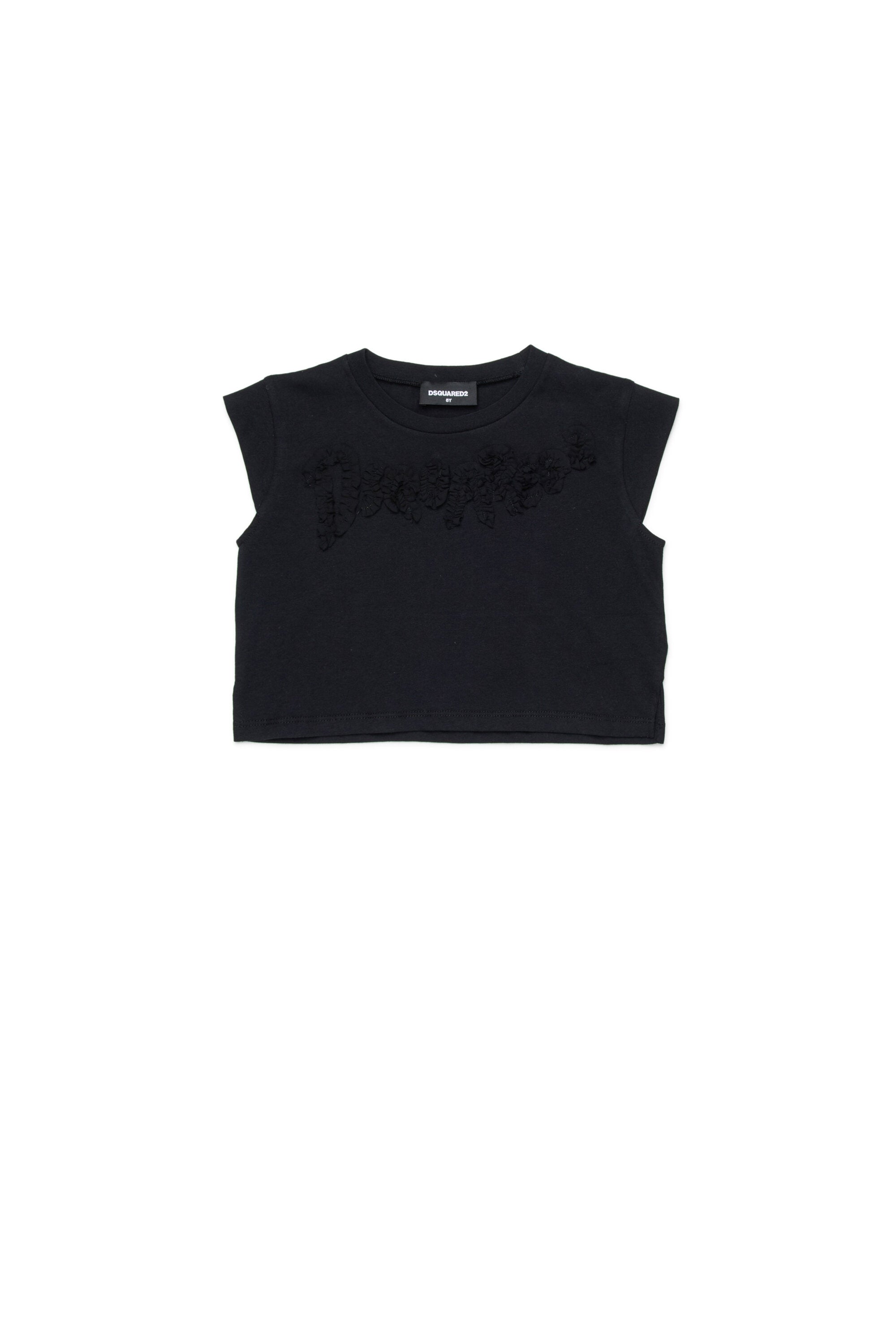 Sleeveless t-shirt with logo
