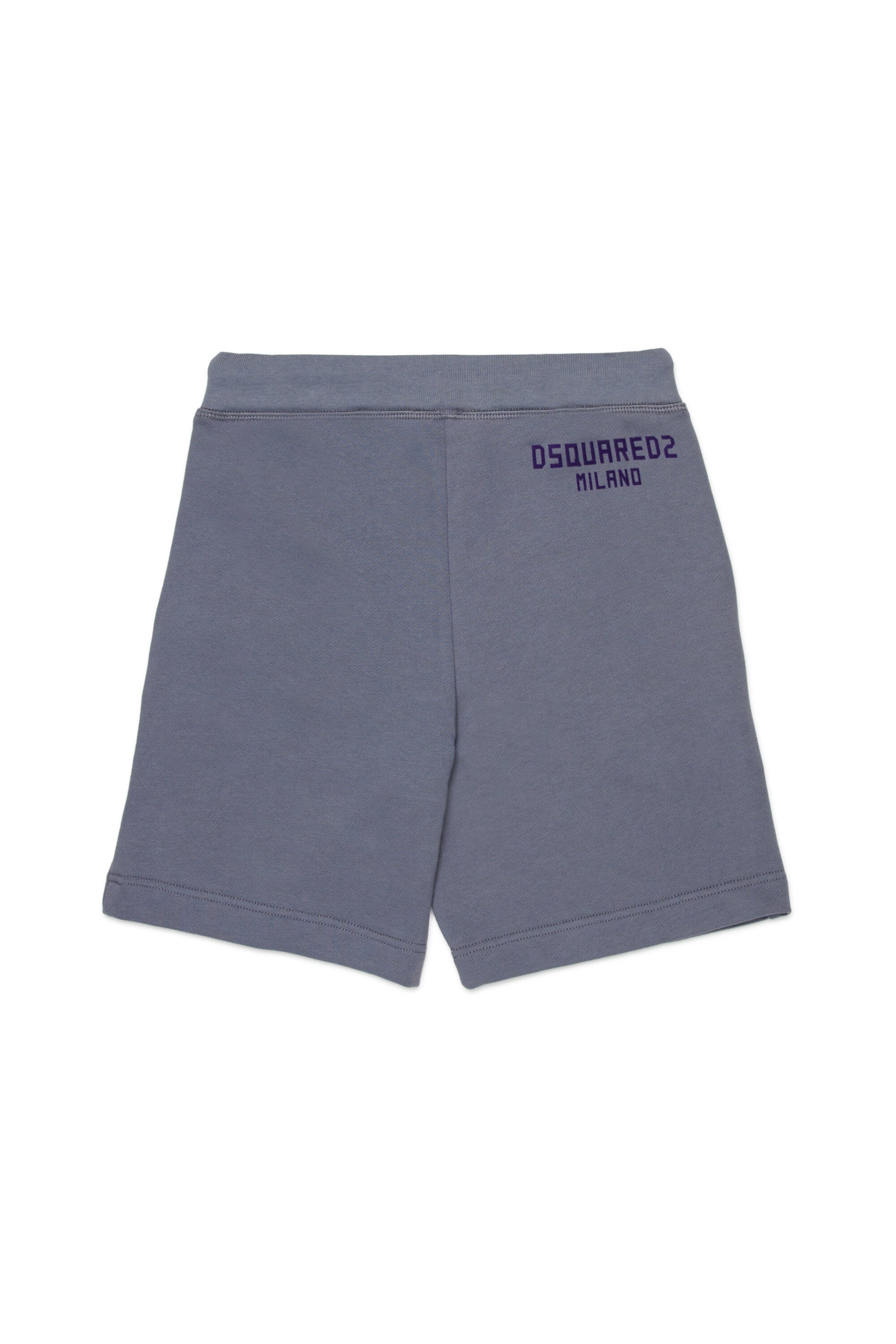 Fleece shorts with logo