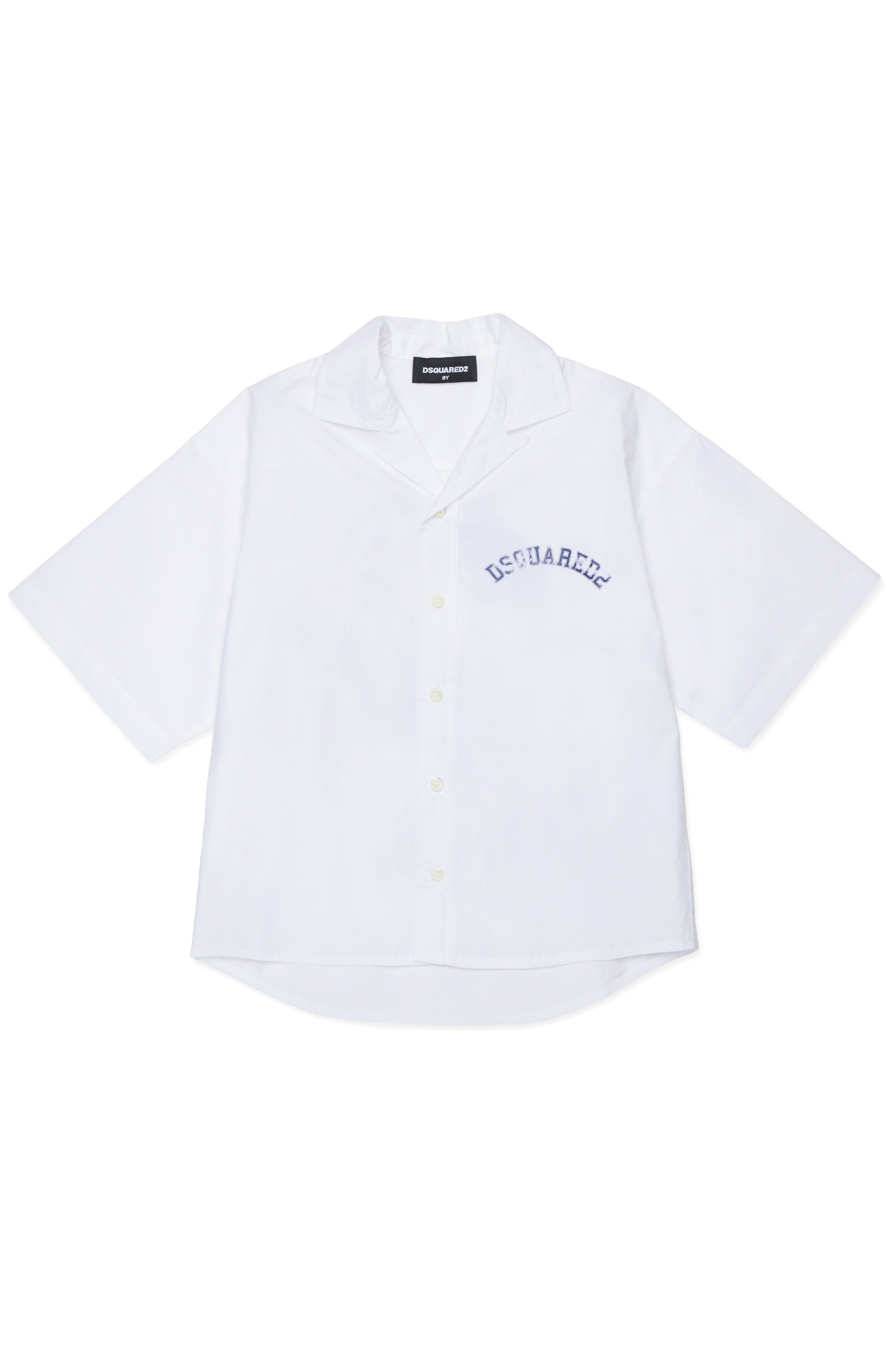 Short-sleeved shirt with logo