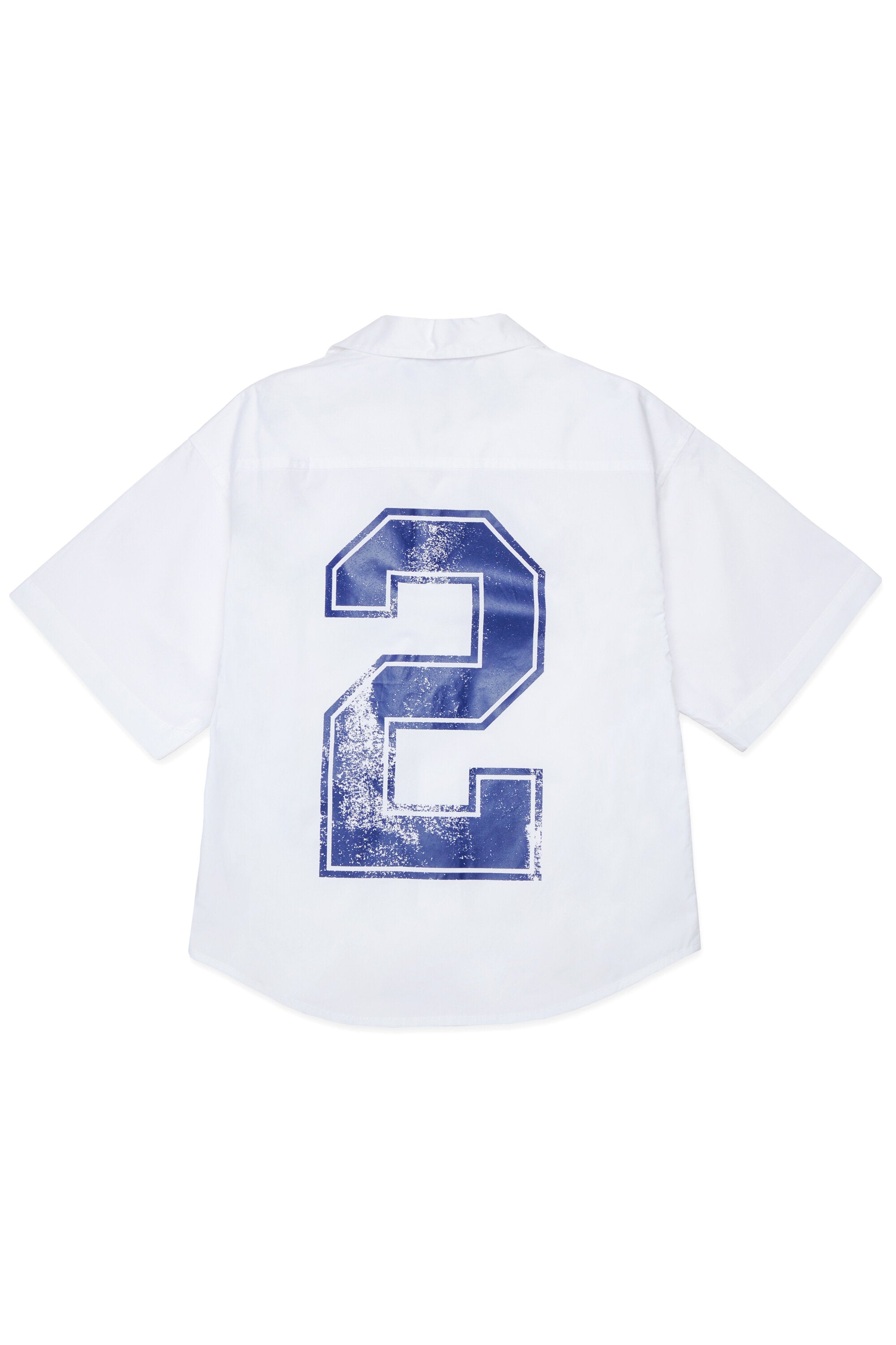 Short-sleeved shirt with logo