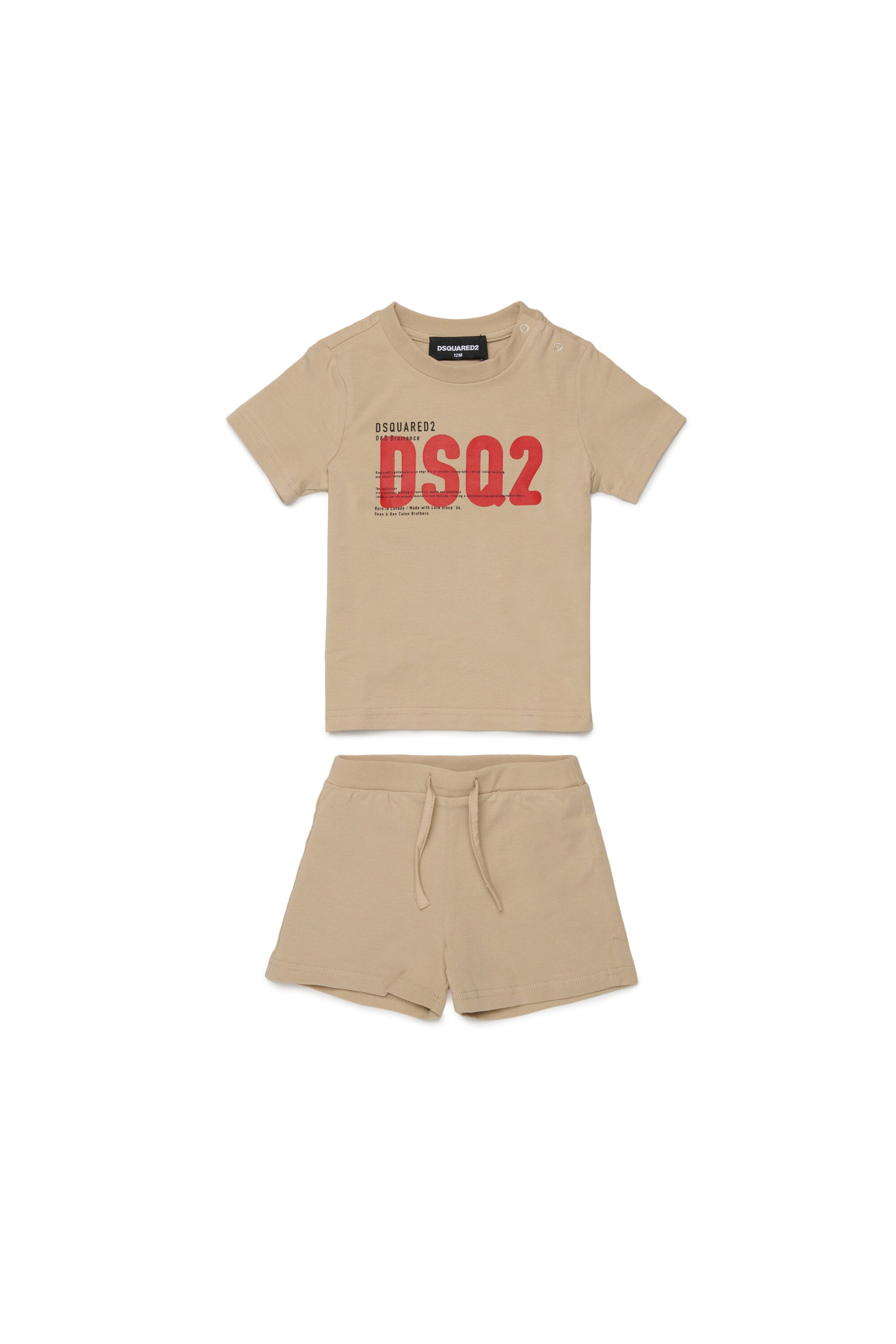 Dsquared2のロゴ入りベビーロンパース