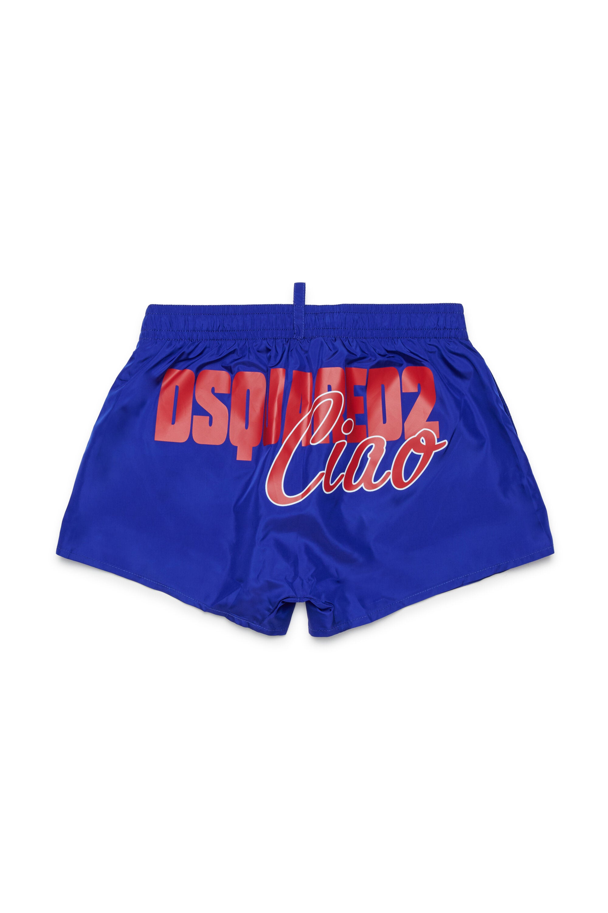 ロゴ付きボクサー水着