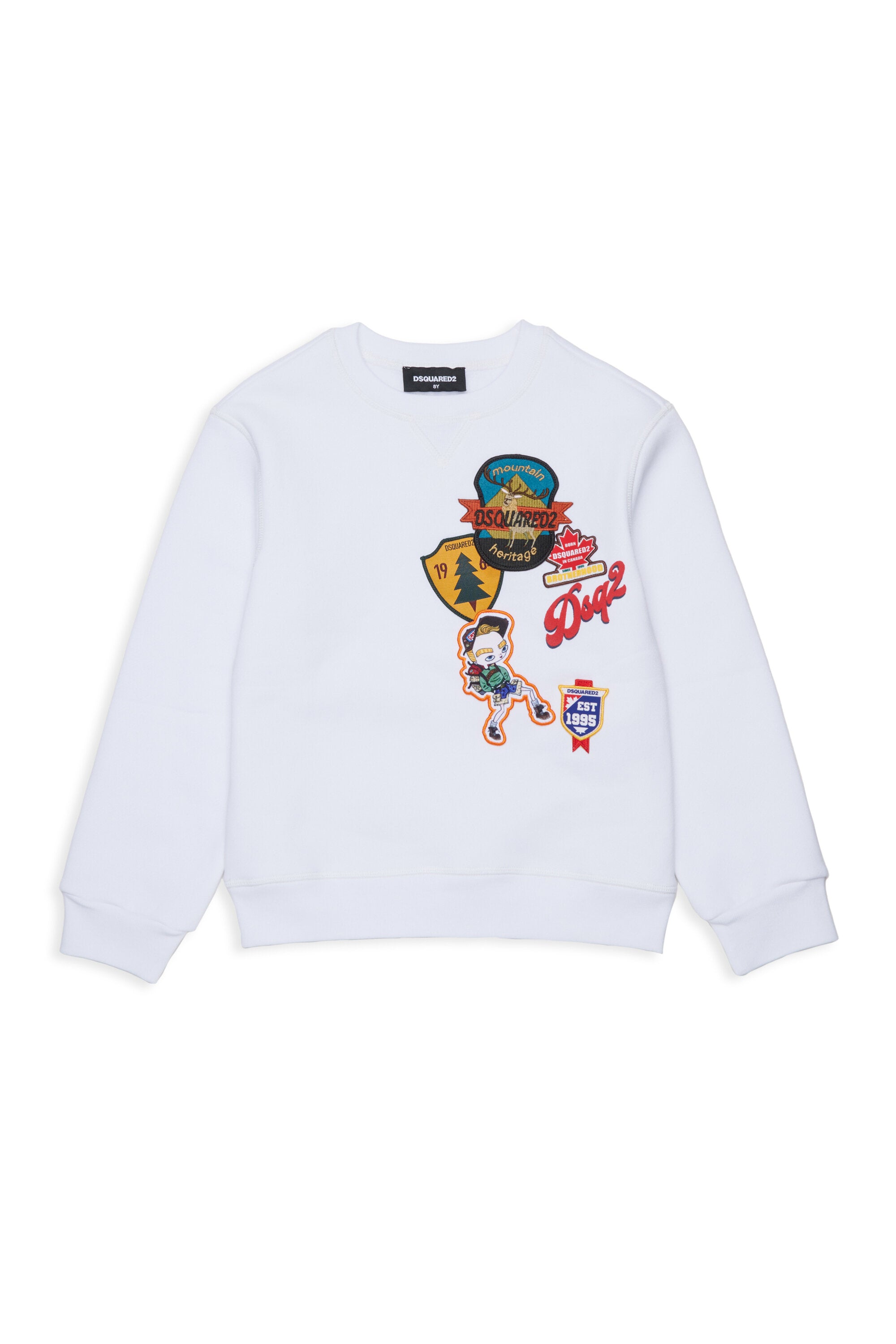 ロゴ入りクルーネックスウェット