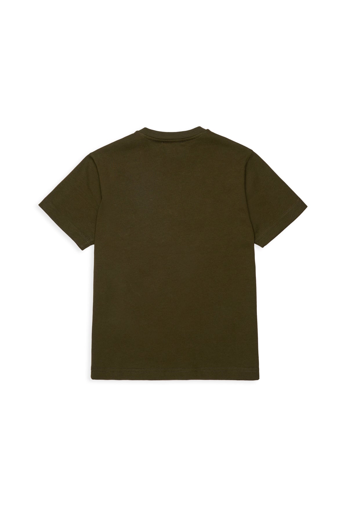 T-shirt with logo and applied patch