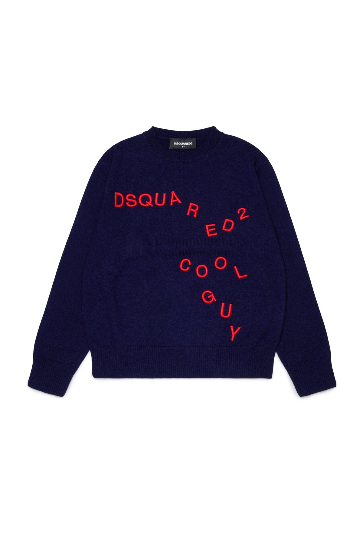 Crew-neck pullover with logo