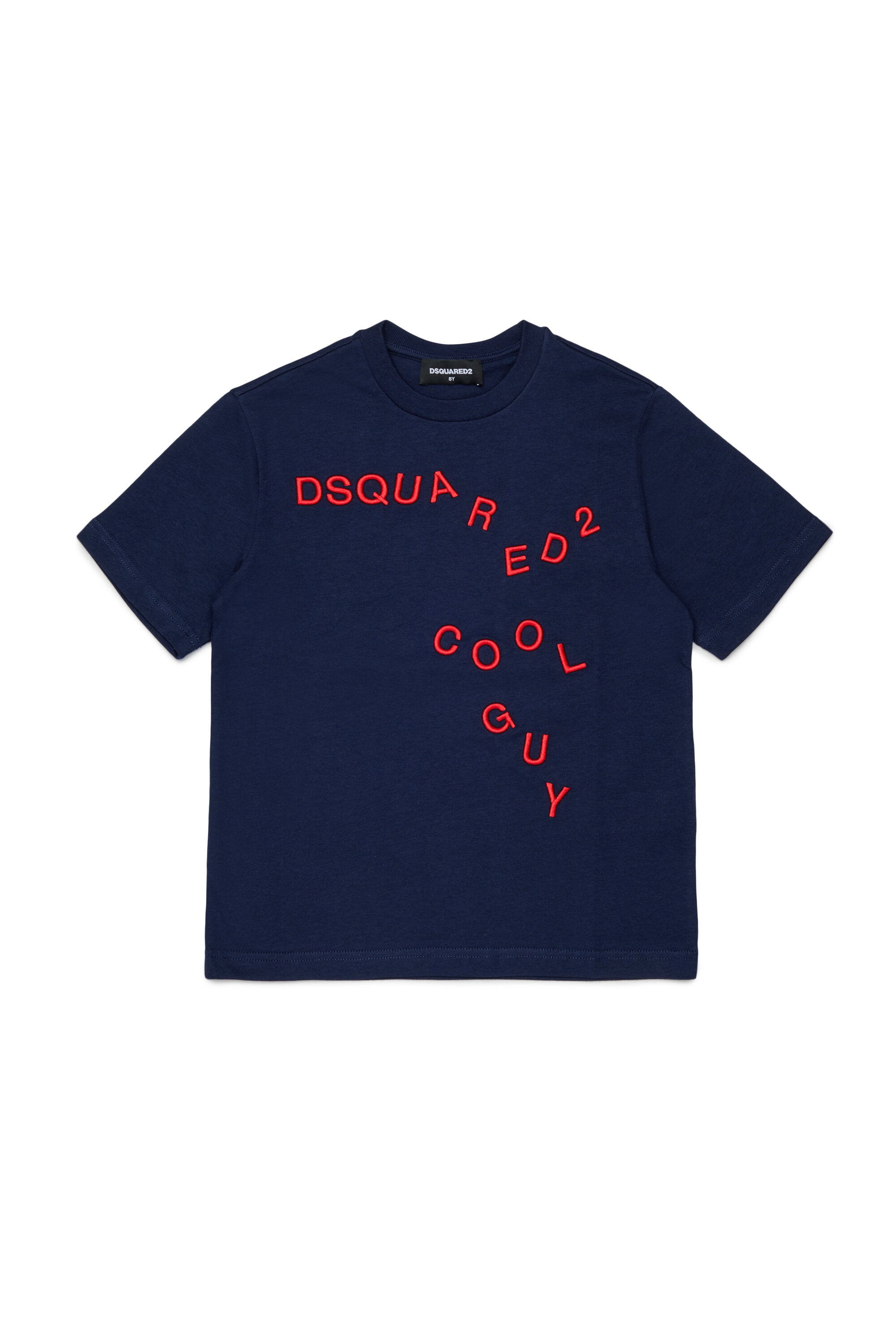 T-shirt with embroidered front logo