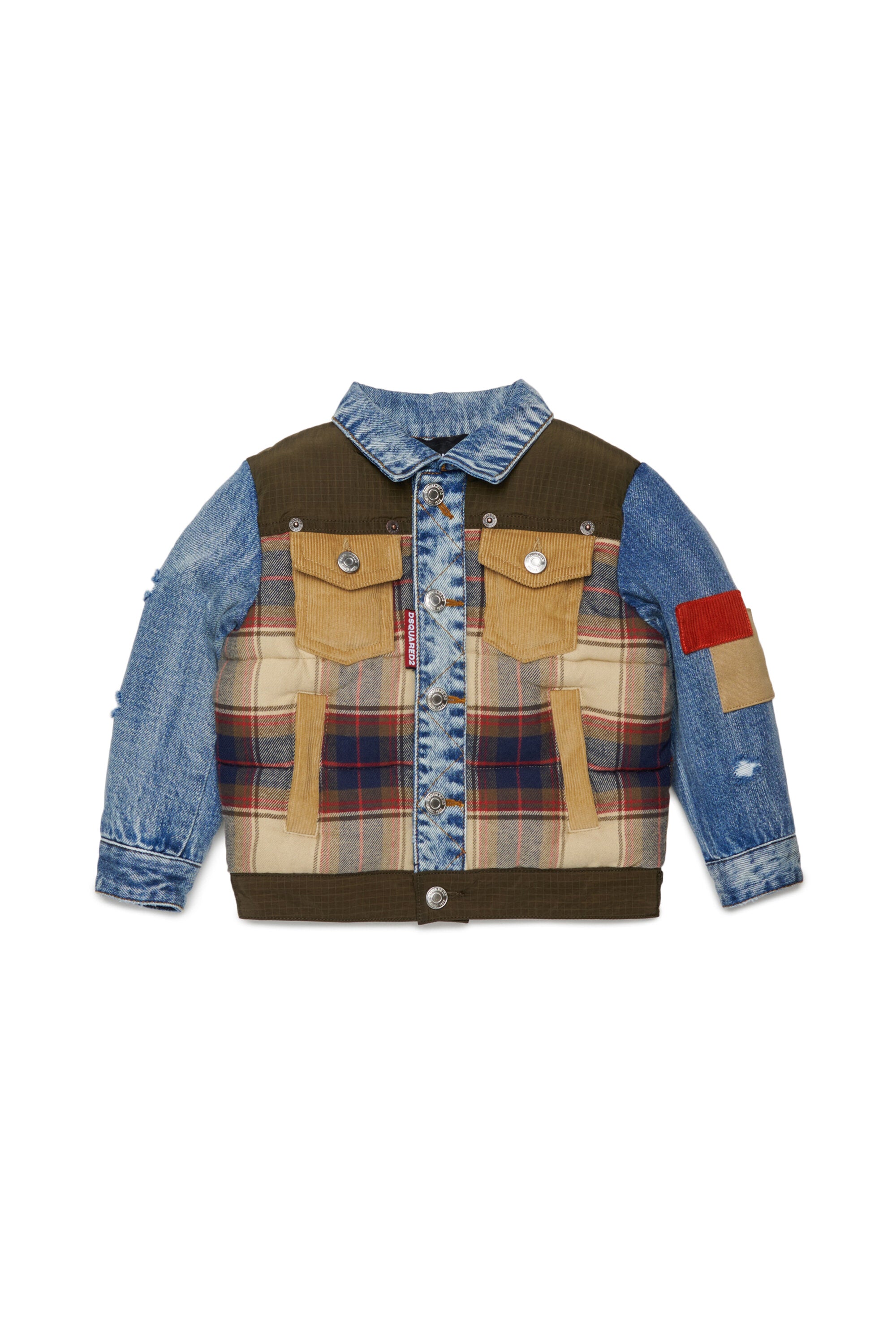 Workwear jacket with printed logo