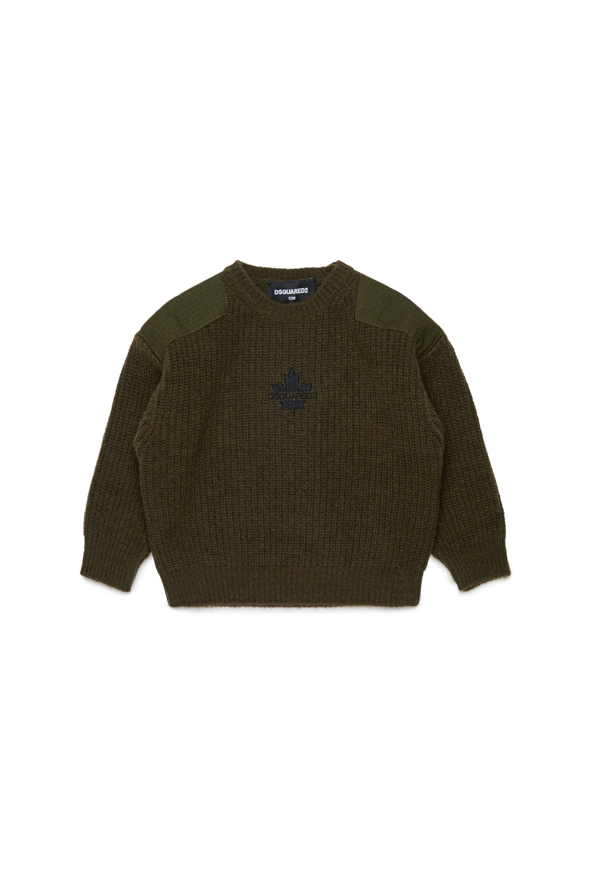 Crew-neck pullover with logo