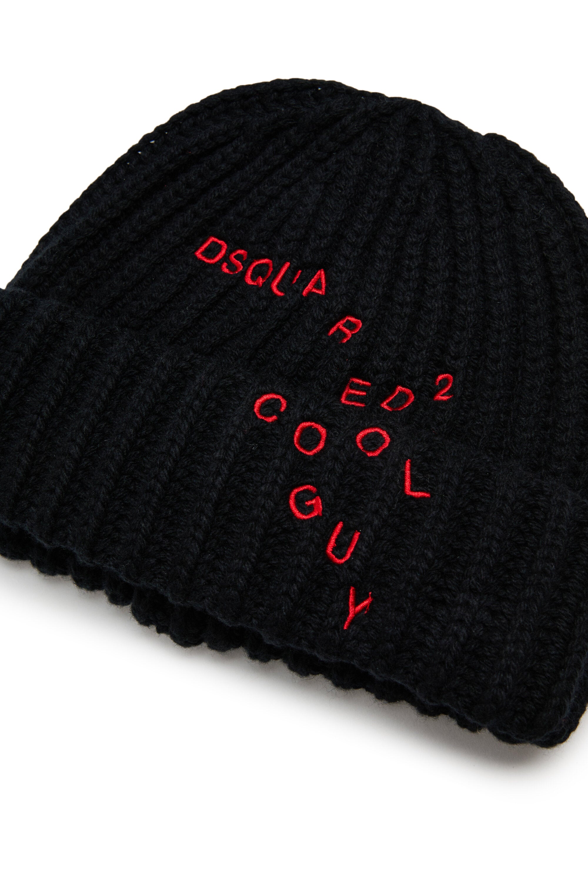 Knitted beanie with logo