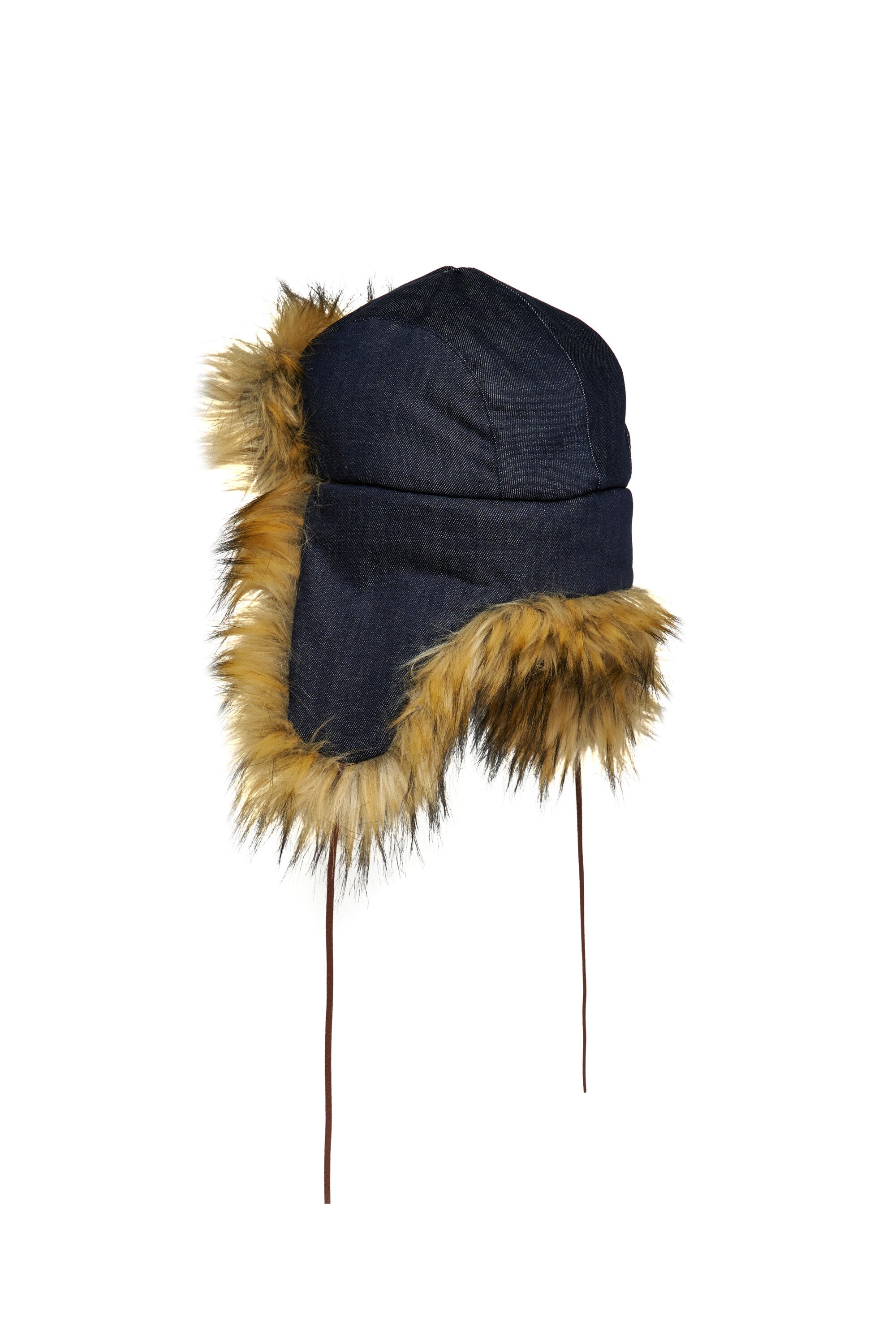 Earflap cap with logo