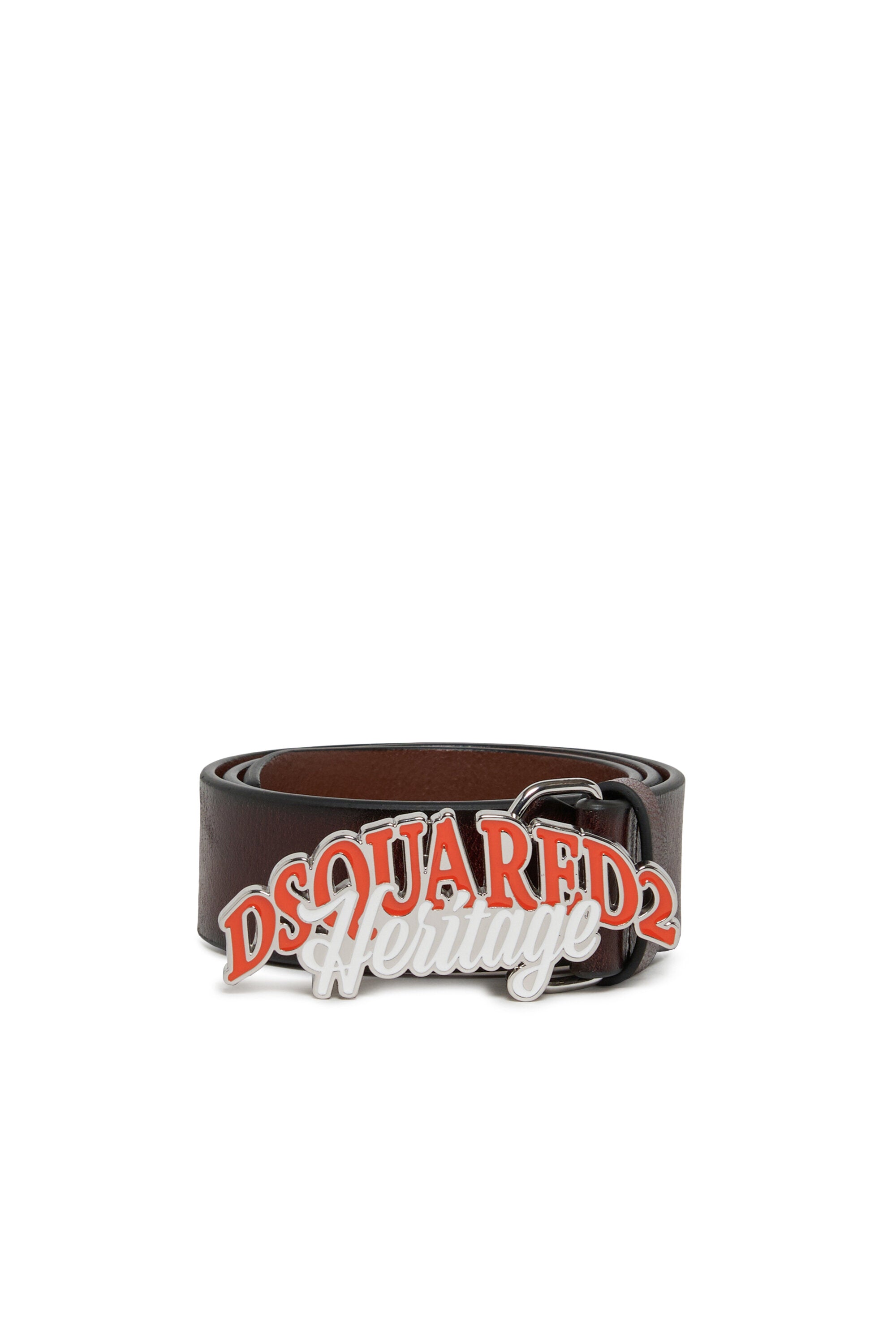 Belt with maxi logo