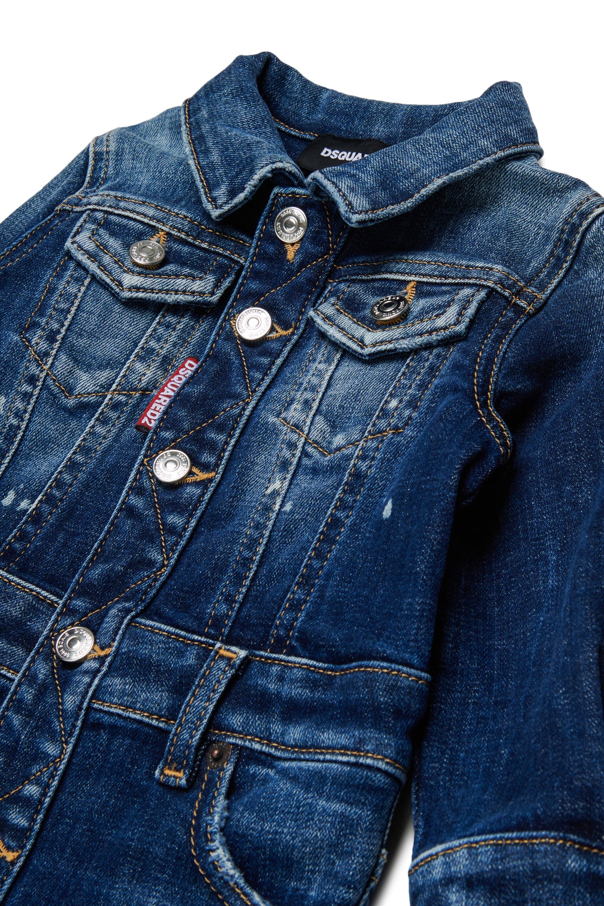 Short denim dress