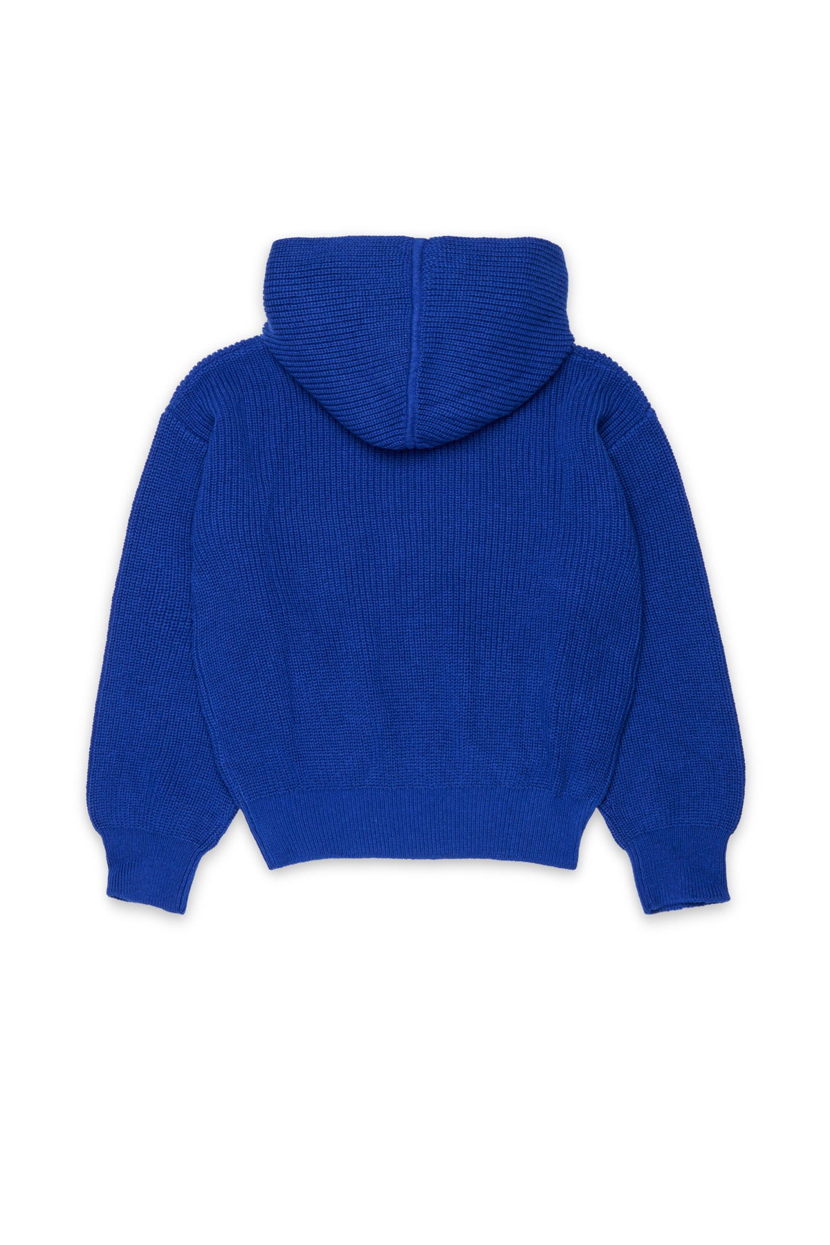 Hooded pullover with logo on pocket