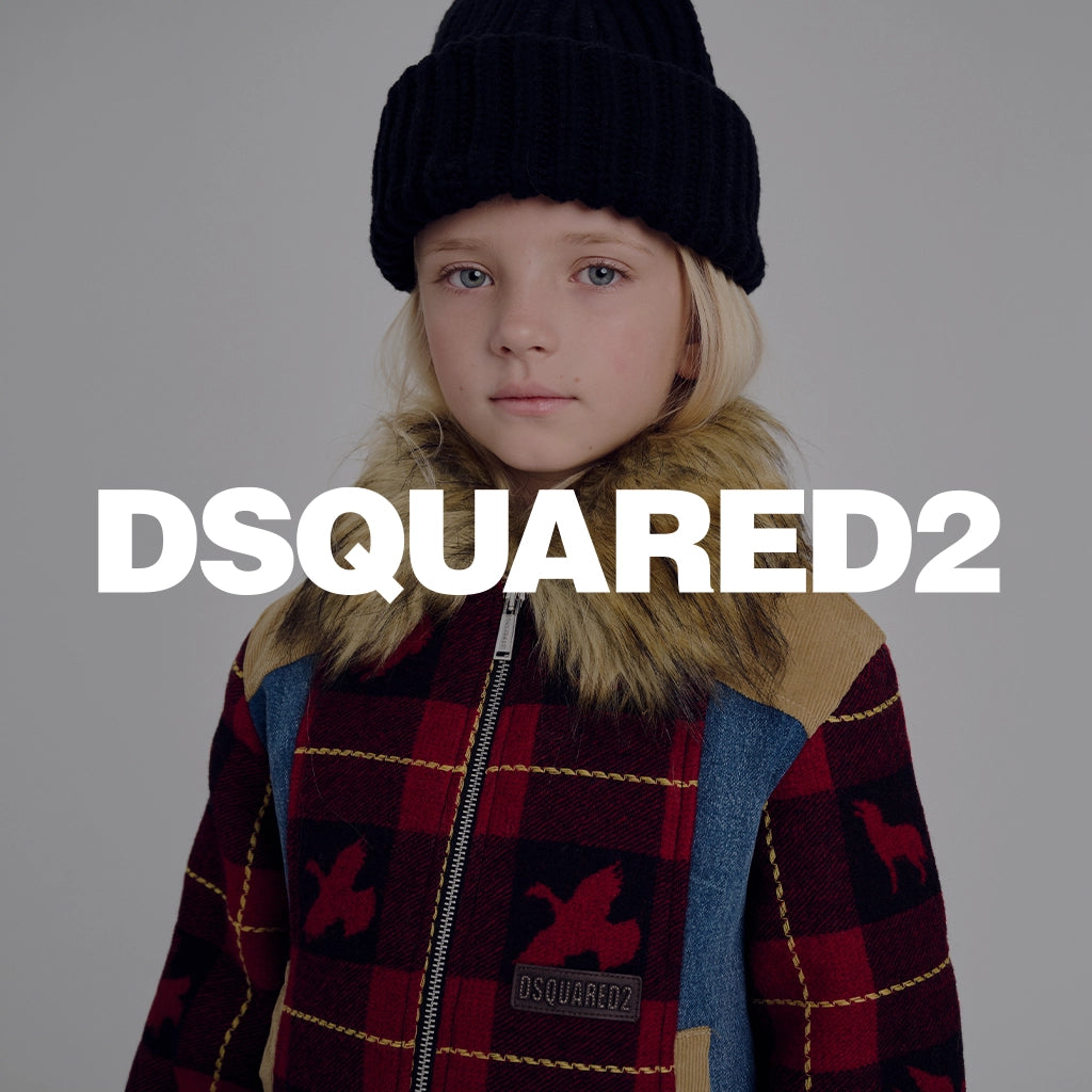 A model with dark curly hair wearing a dark red knit sweater, purple tie-dye pants, and black sunglasses, set against a solid gray background with a large white 'DIESEL' logo and the text 'FOR SUCCESSFUL LIVING'. A blonde girl wearing a black hat and a checked jacket, set against a solid gray background with a large white 'Dsquared2' logo.