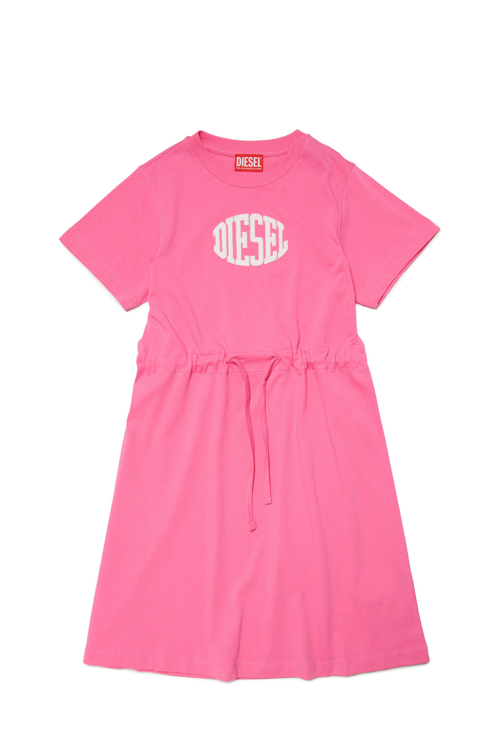 Jersey dress with puffy print
