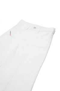 White flare jeans - D-Akii