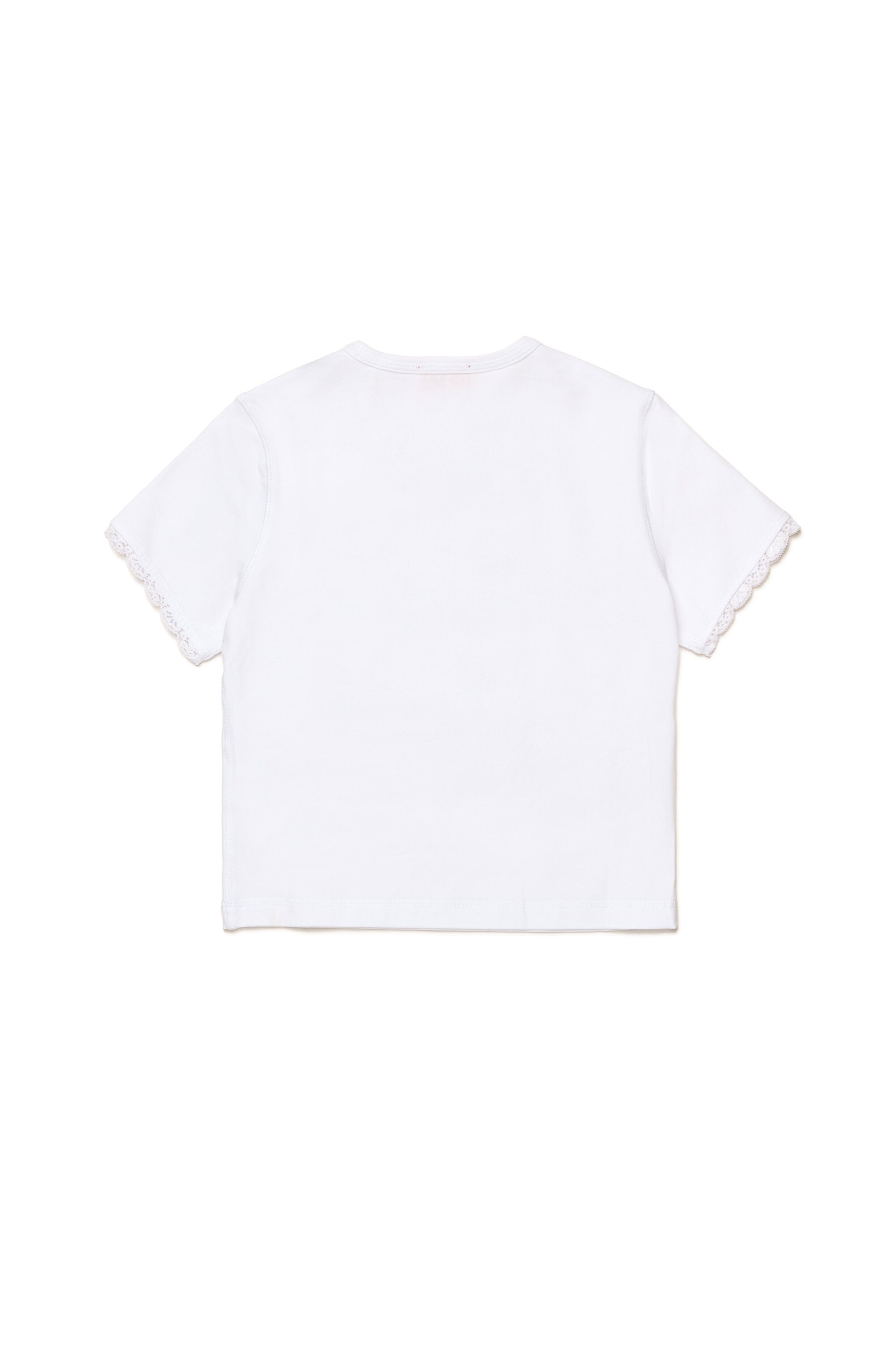 T-shirt with lace armholes