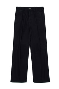 Oval D branded gabardine chino trousers