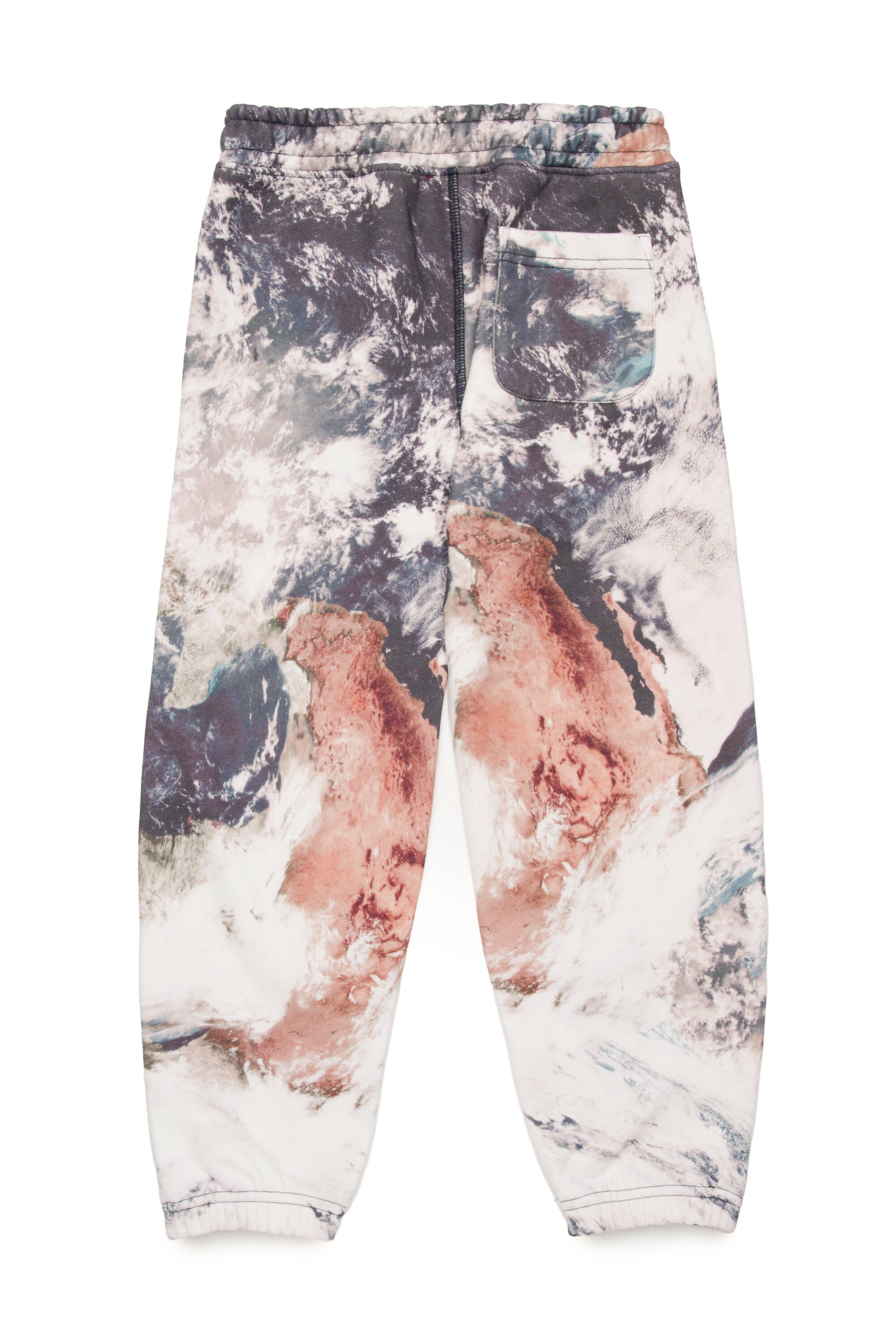 All-over Planet Camou jogger trousers