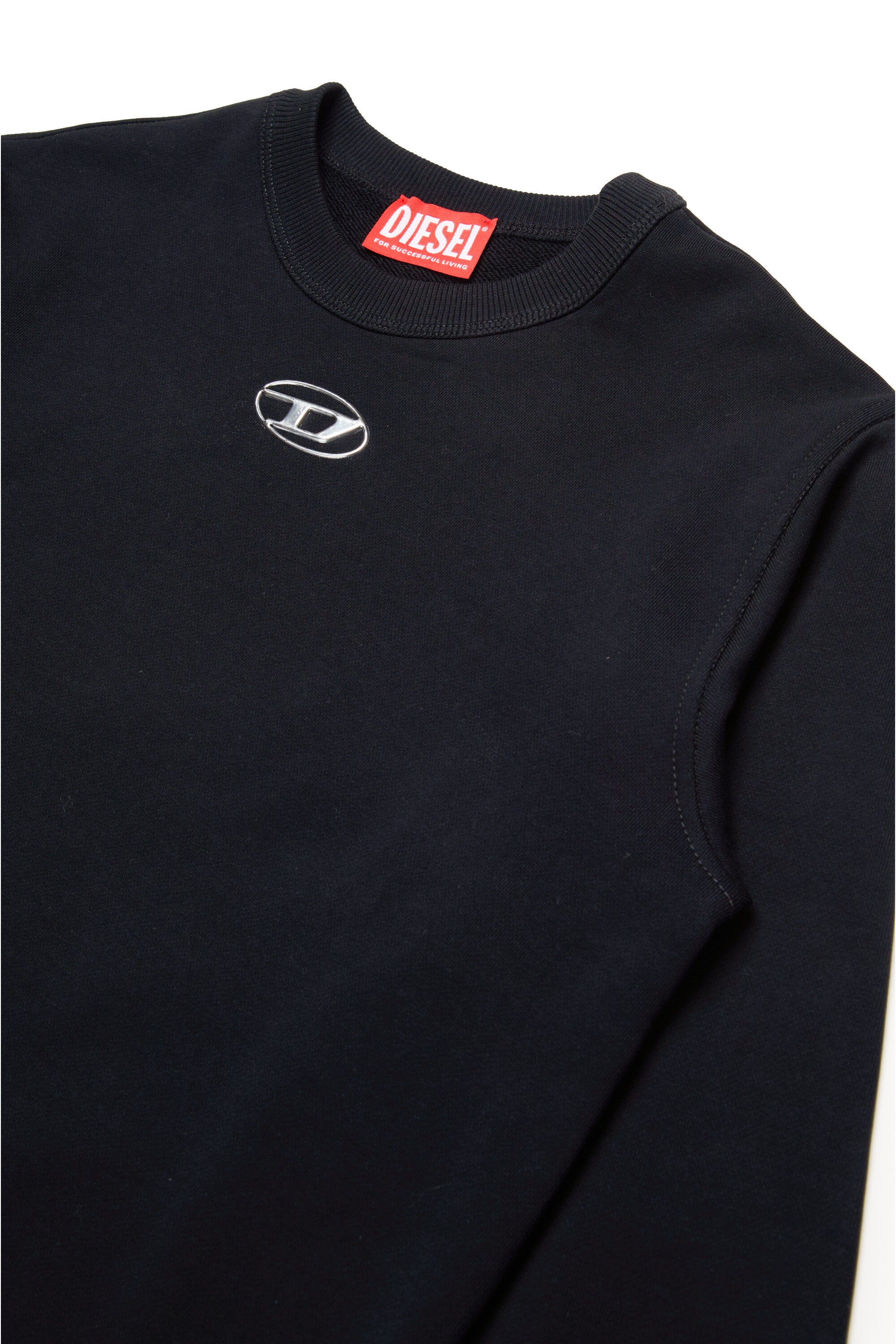 Oval D branded crew-neck sweatshirt