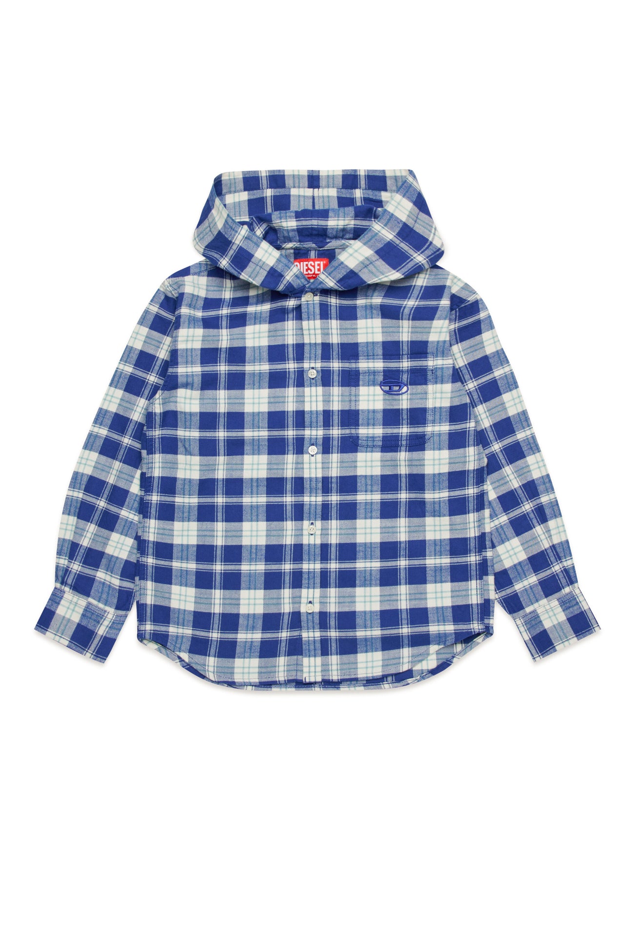 Hooded checkered flannel shirt Hooded checkered flannel shirt