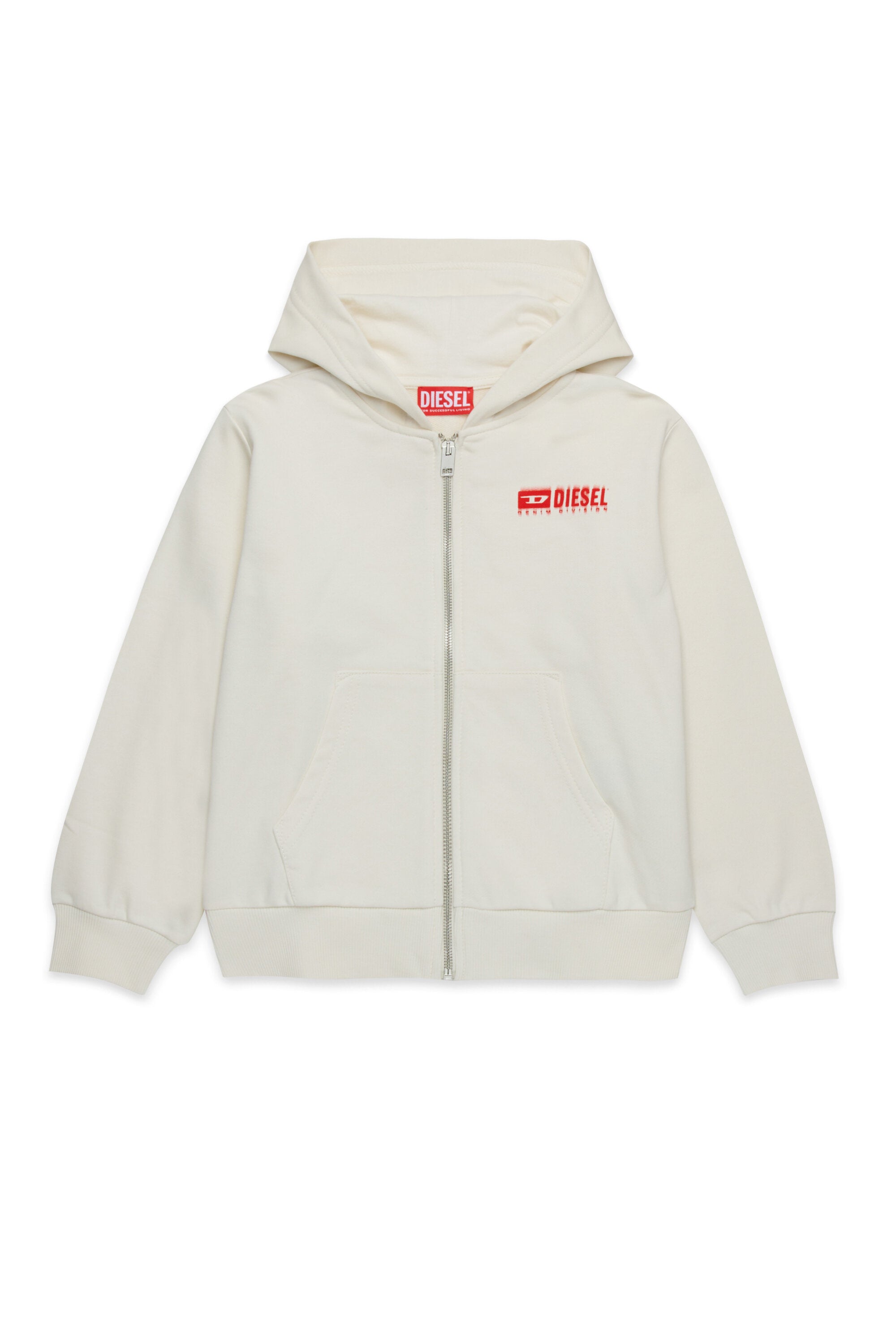 Hooded sweatshirt with degradé logo