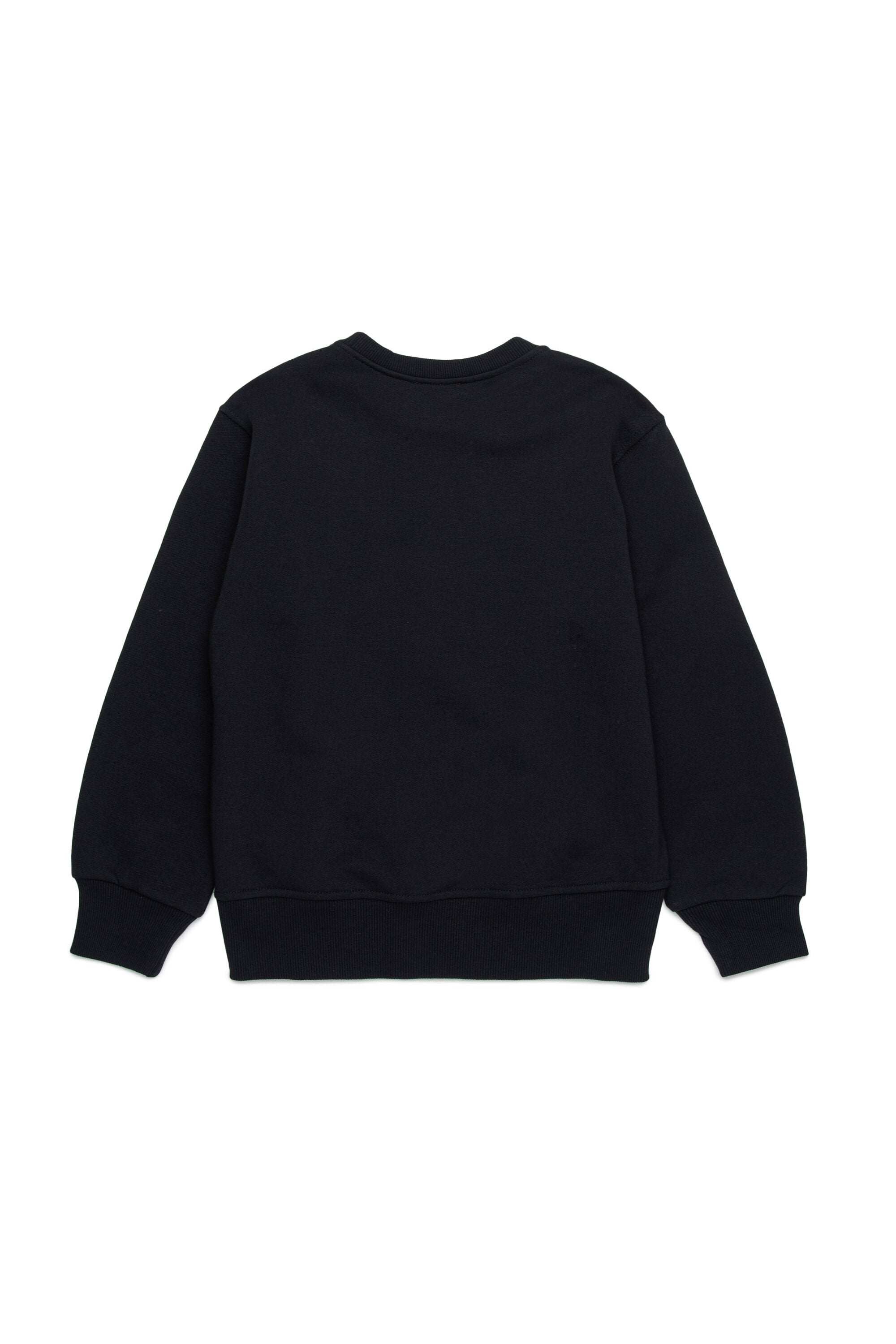 Degradé branded crew-neck sweatshirt