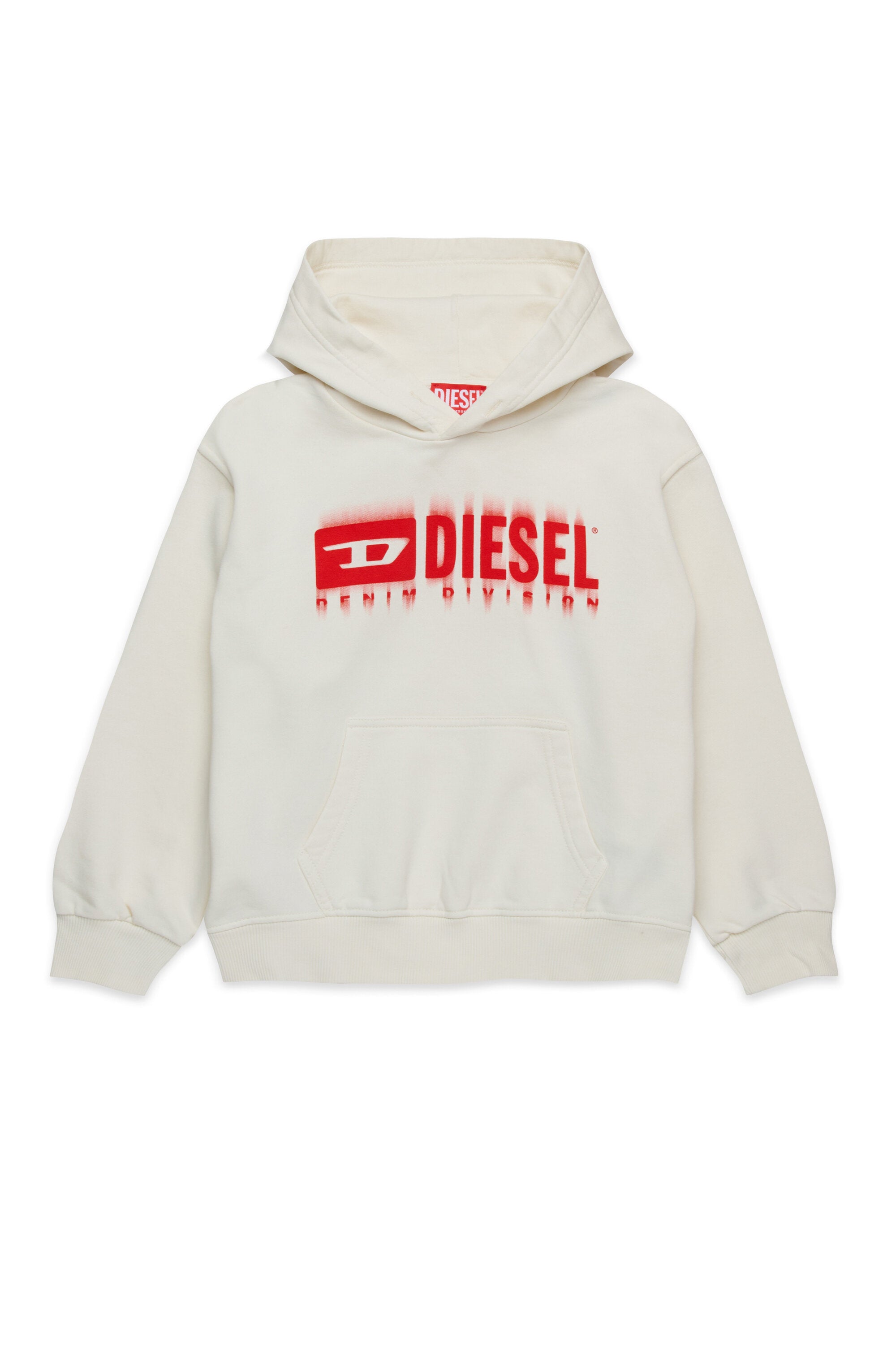 Hooded sweatshirt with degradé logo