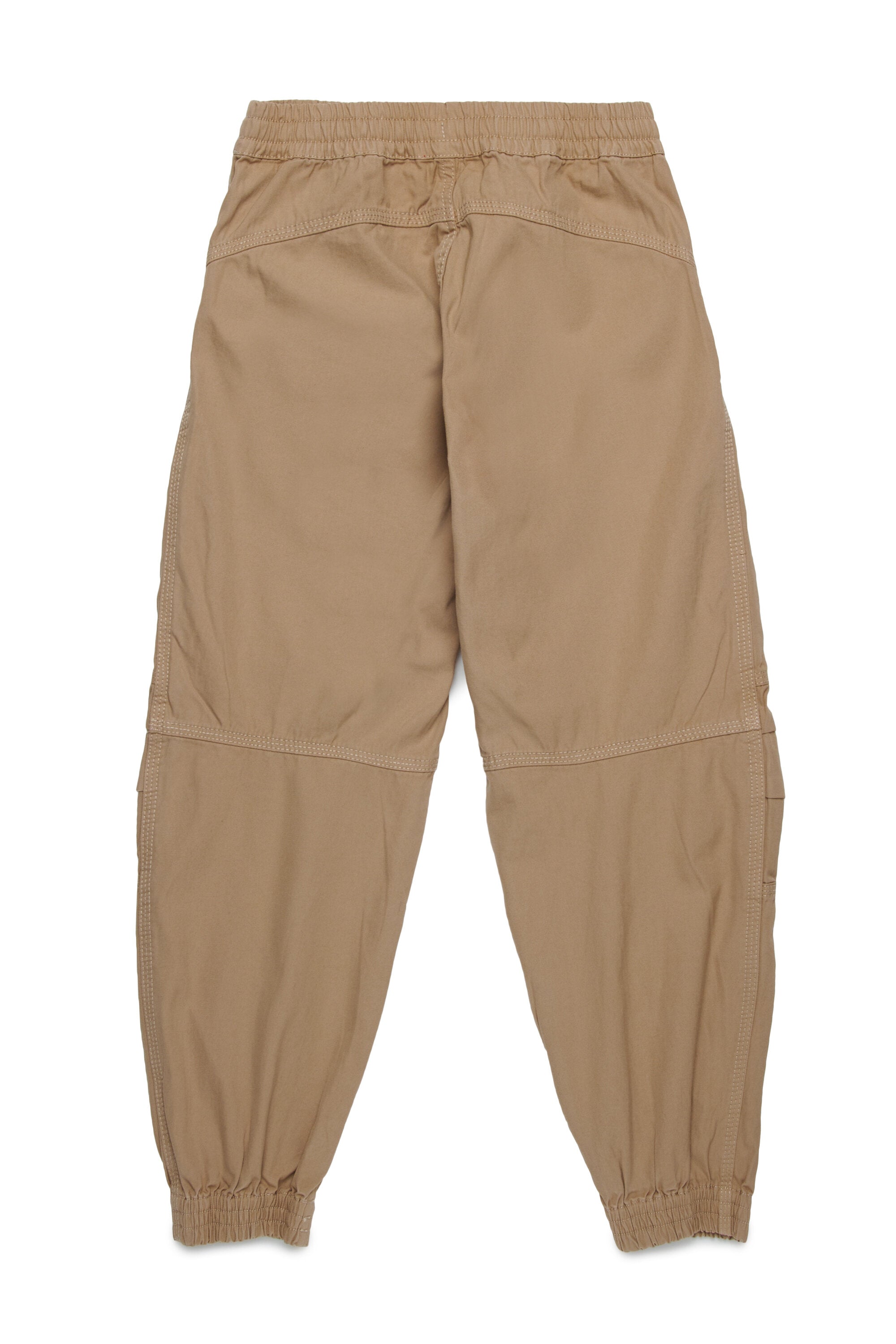 Oval D branded gabardine cargo trousers