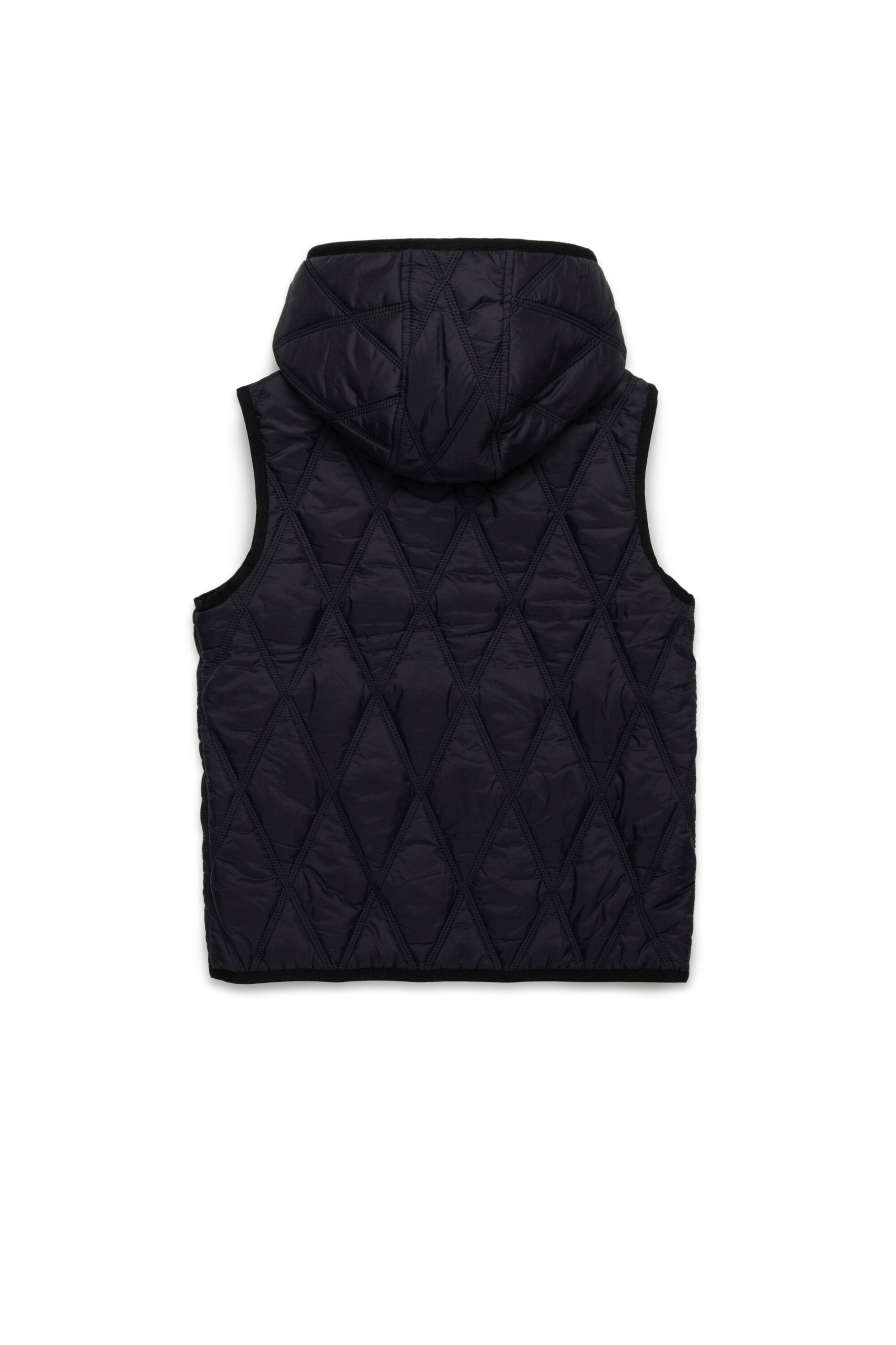 Lightweight diamond-pattern quilted vest