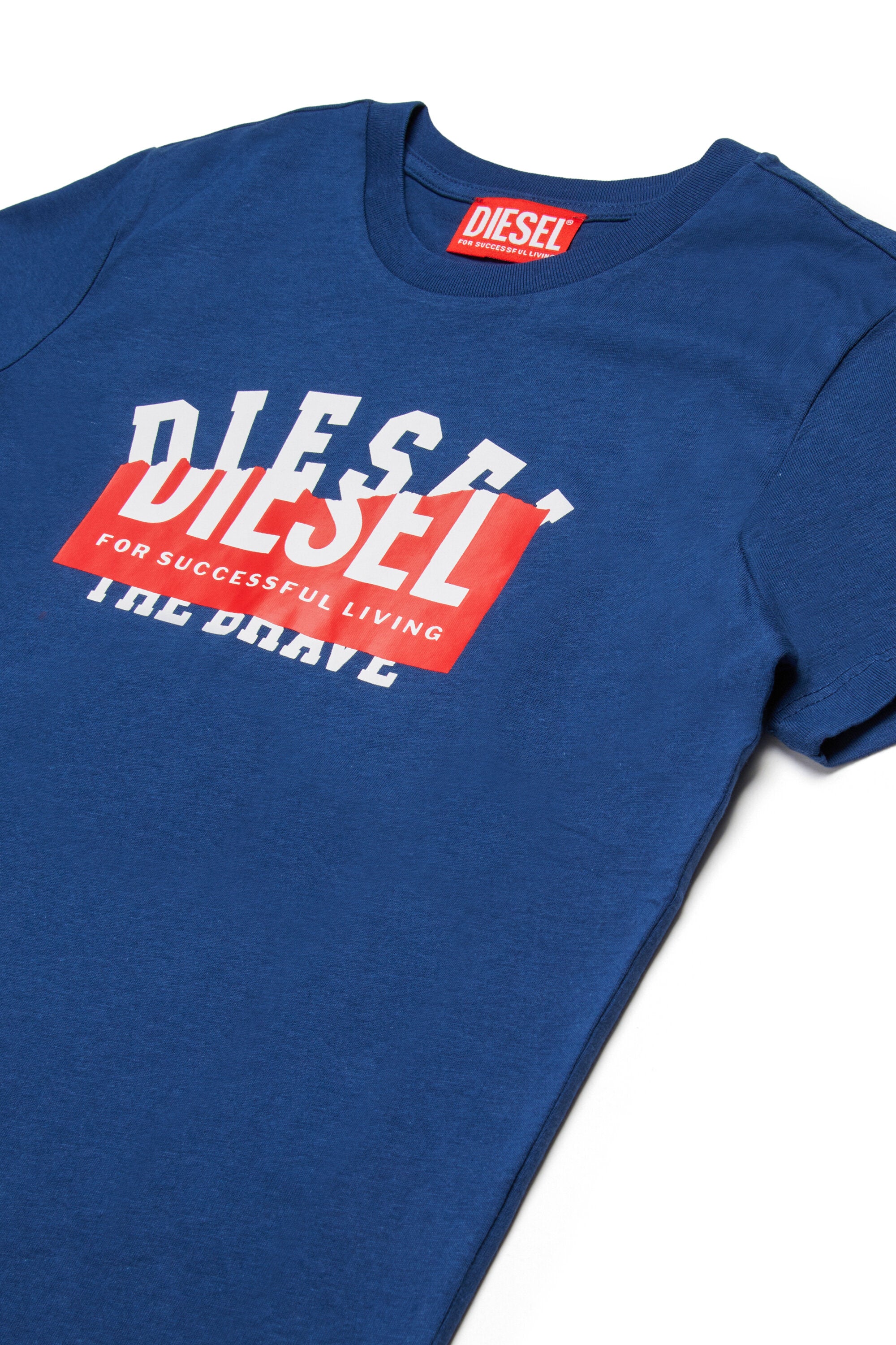 T-shirt with overlapping logo print