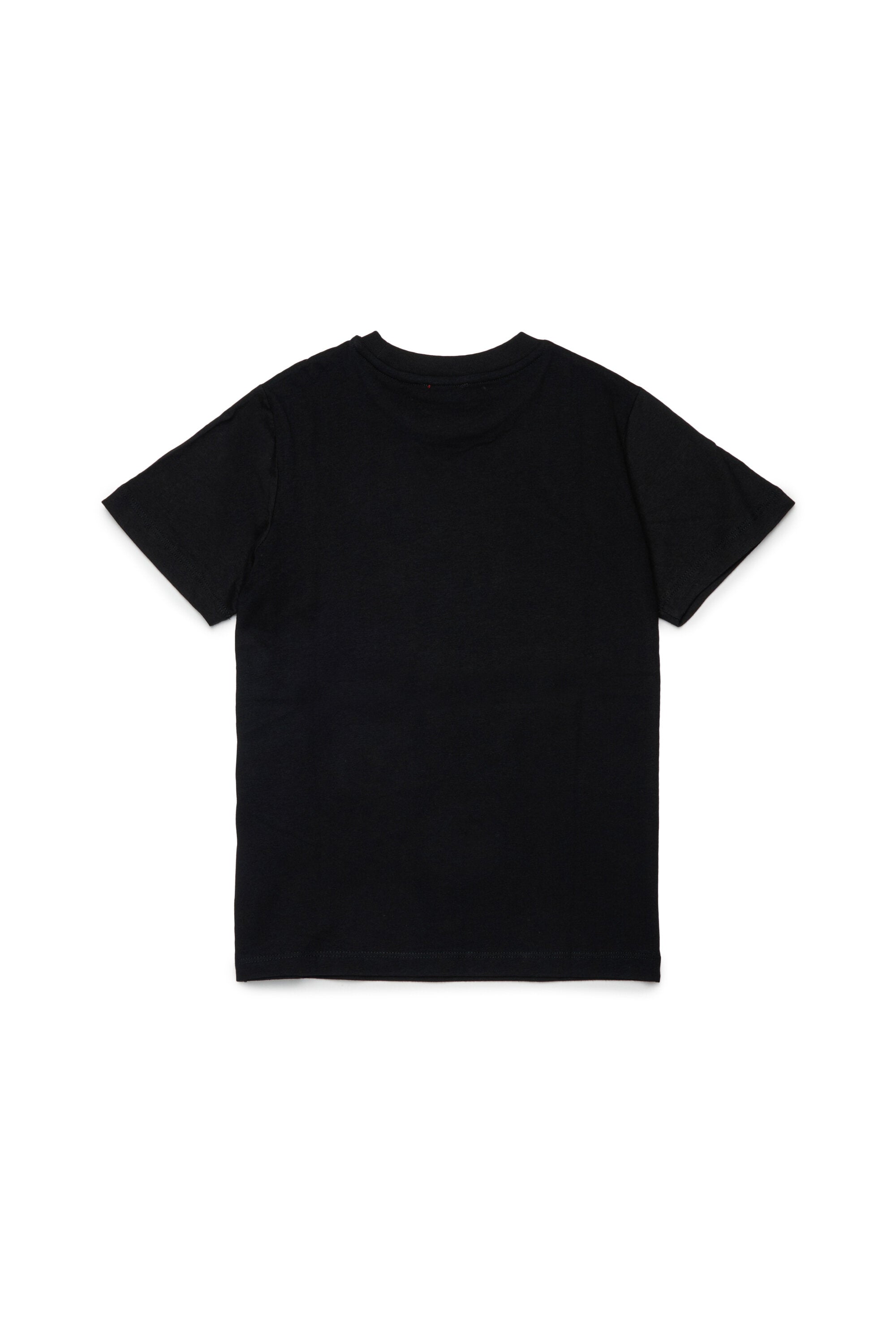 ロゴプリントが重なったTシャツ