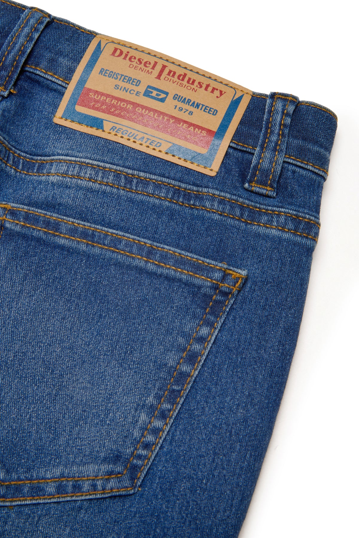 Medium blue regular fit jeans
