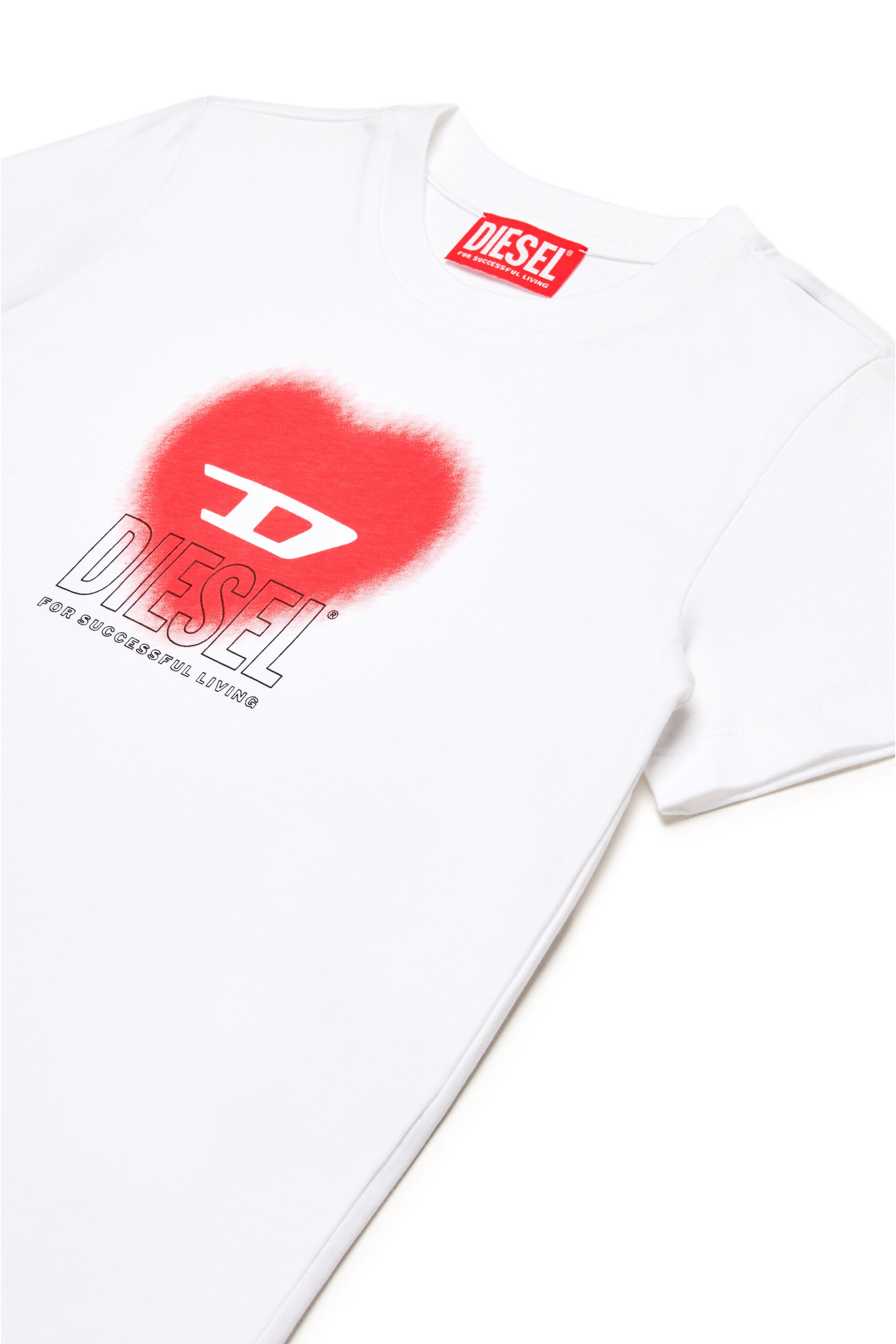 ハートグラフィックのDIESELガールTシャツ | BRAVE KID