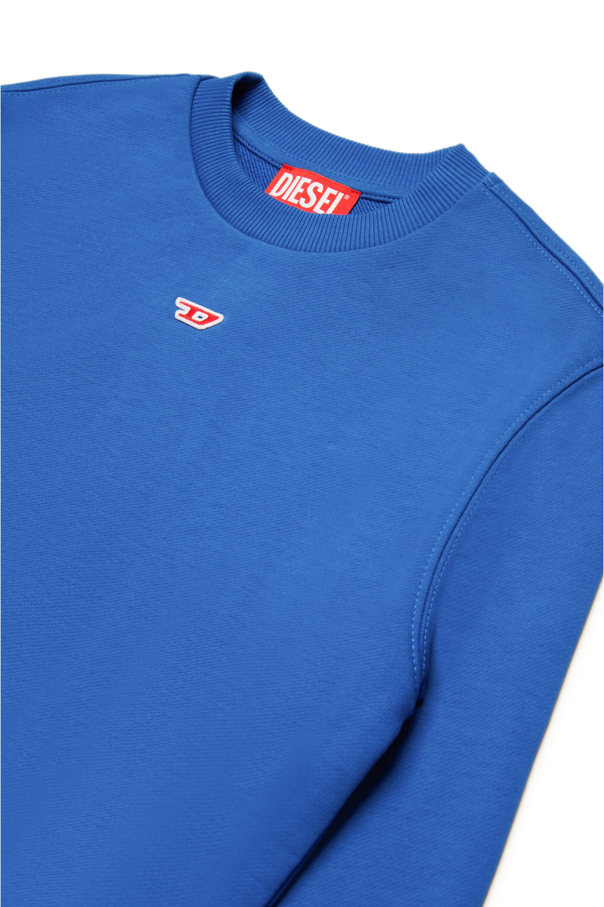 Crew-neck sweatshirt with patch