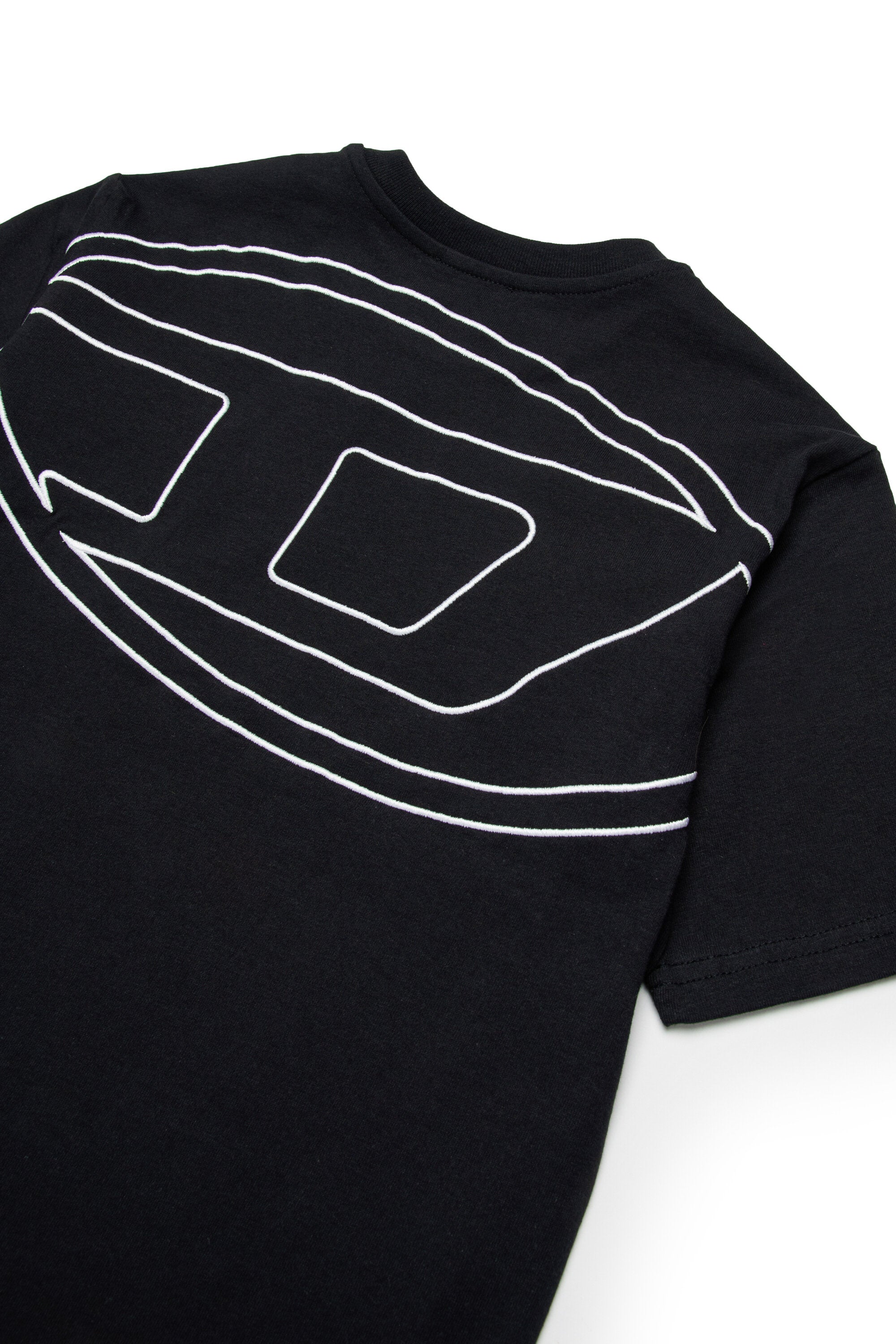 マキシOval Dロゴ入りTシャツ