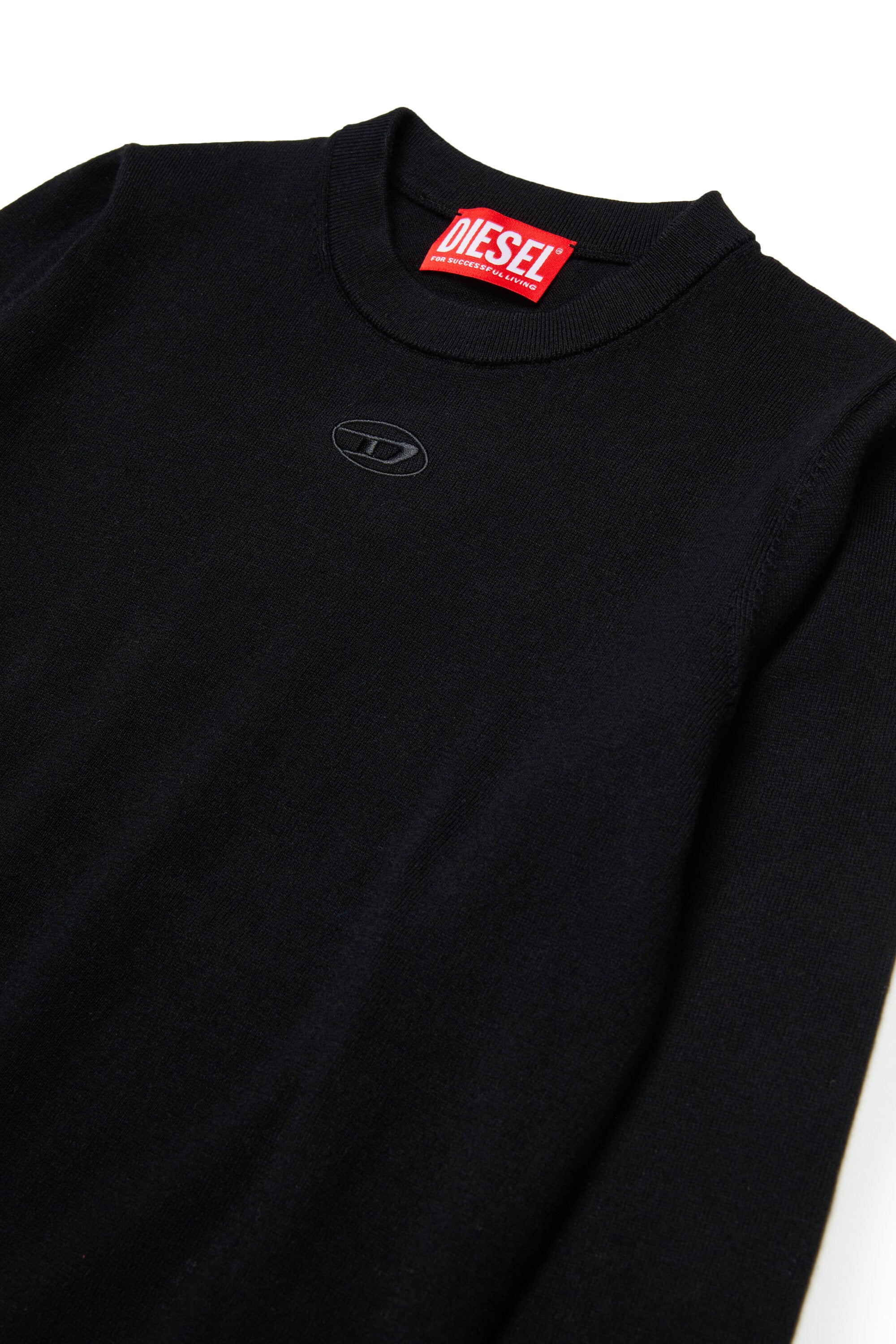 Cotton pullover branded with Oval D logo