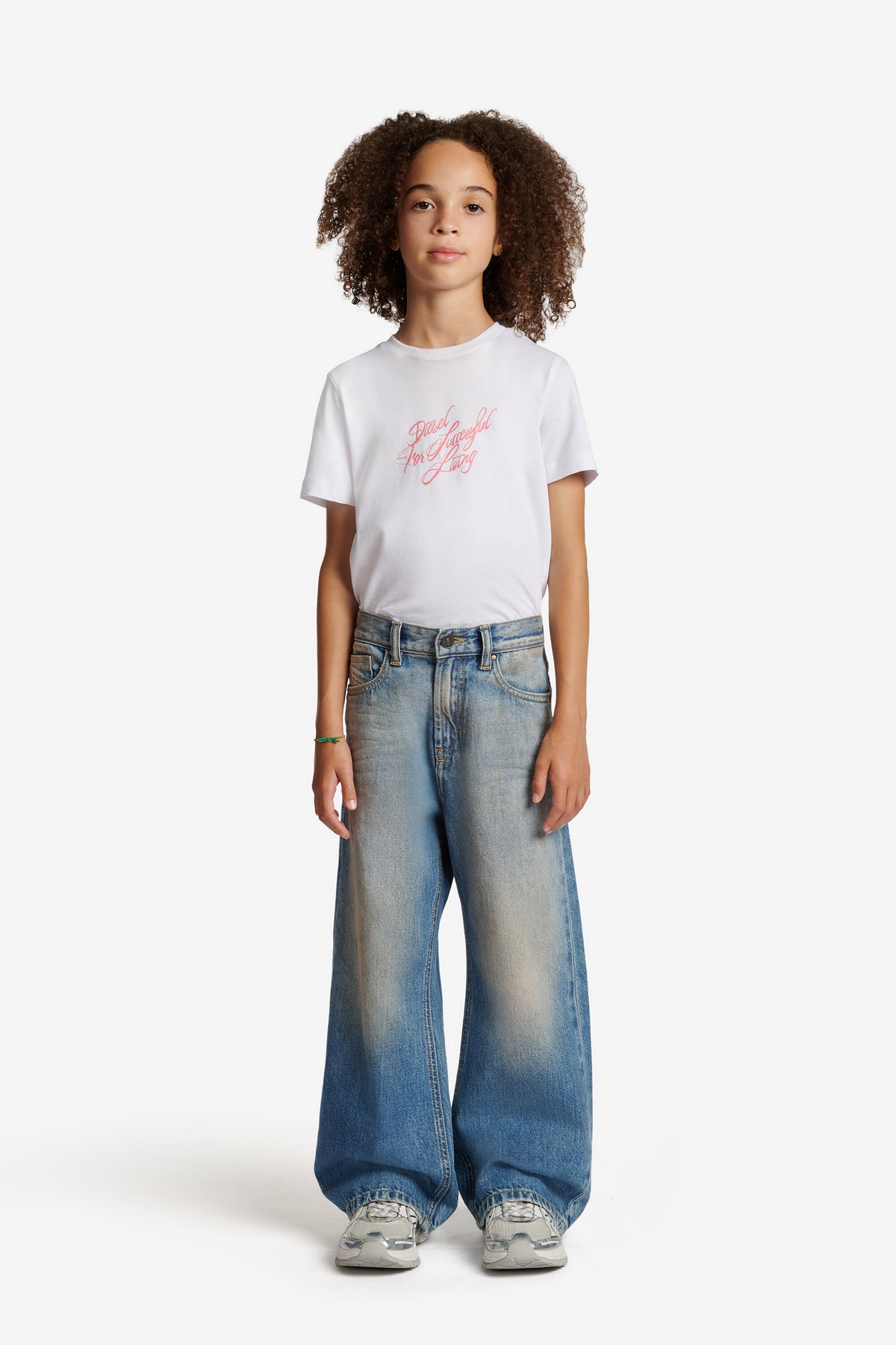 Relaxed fit jeans in light blue wash - D-Argjx