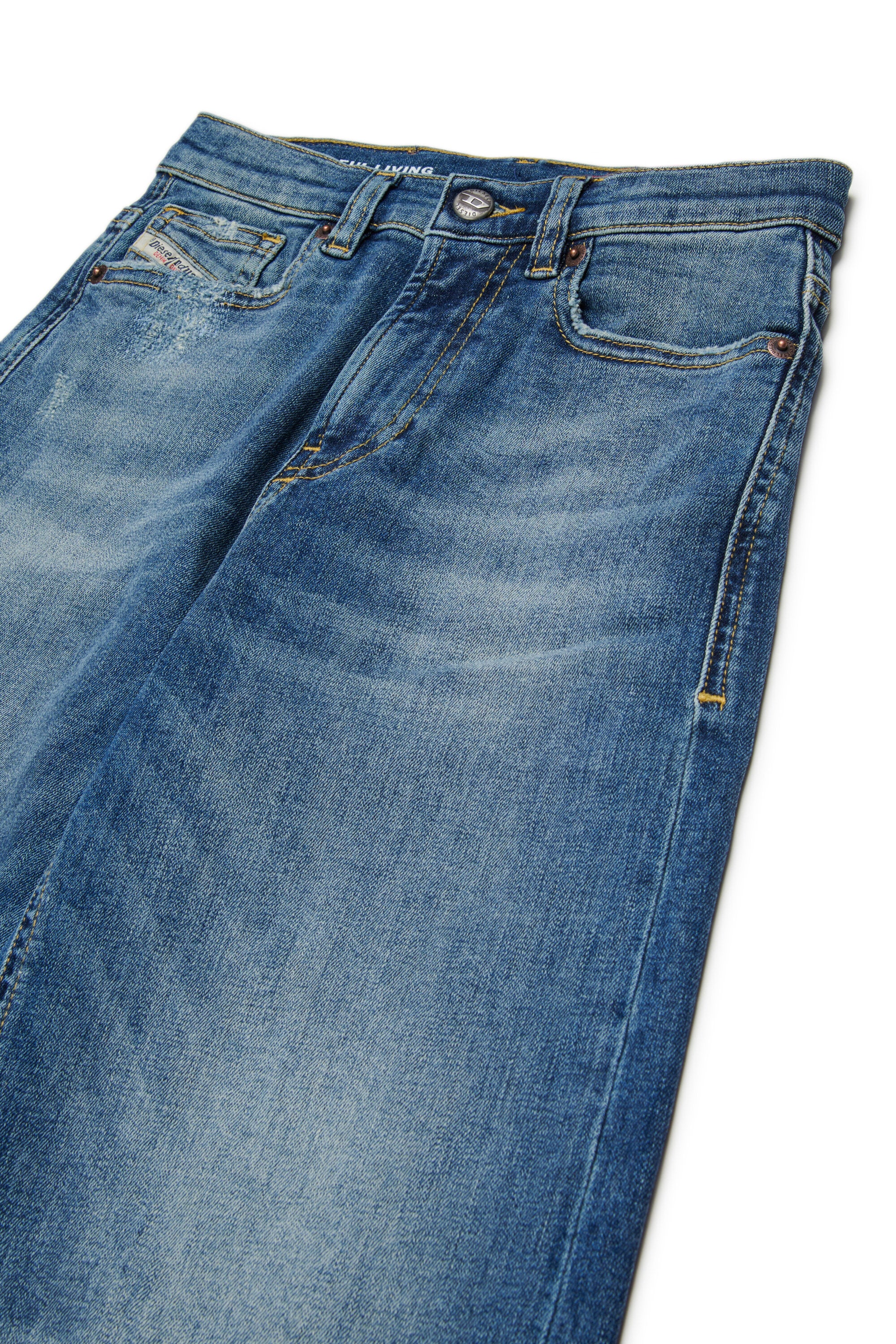 Relaxed-fit jeans with medium blue wash - D-Argjx