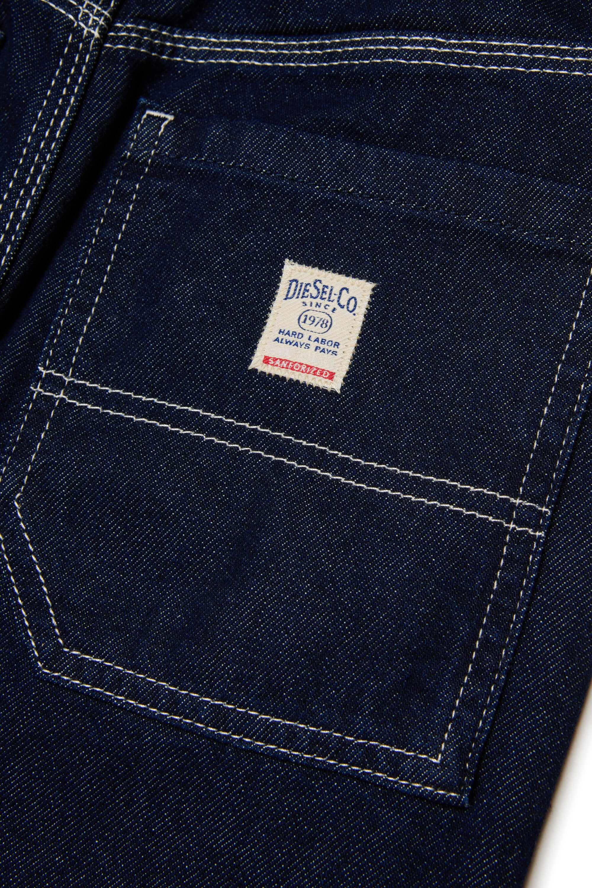 Dark blue regular fit jeans - D-Berr