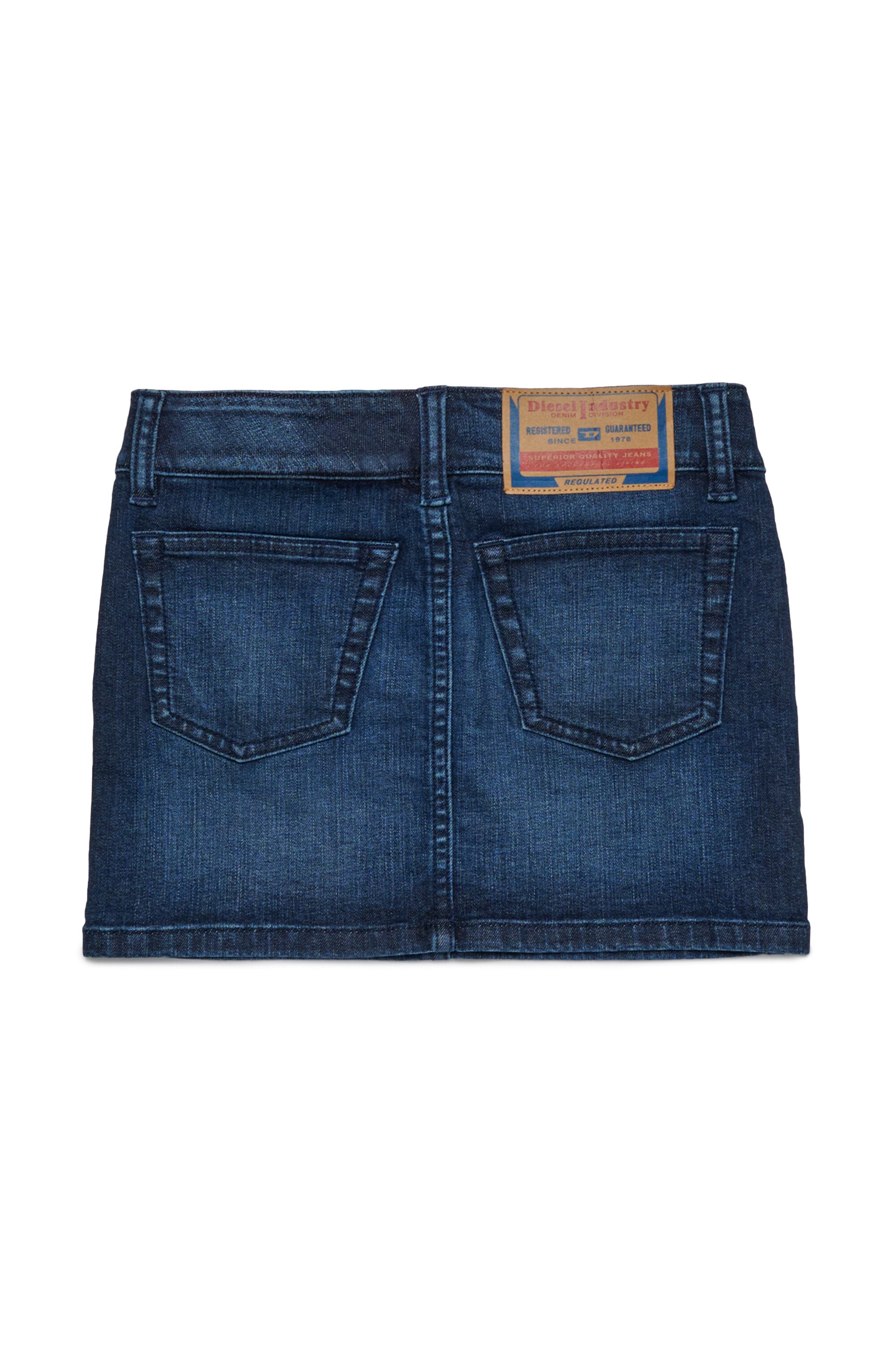 ダークブルーデニムミニスカート