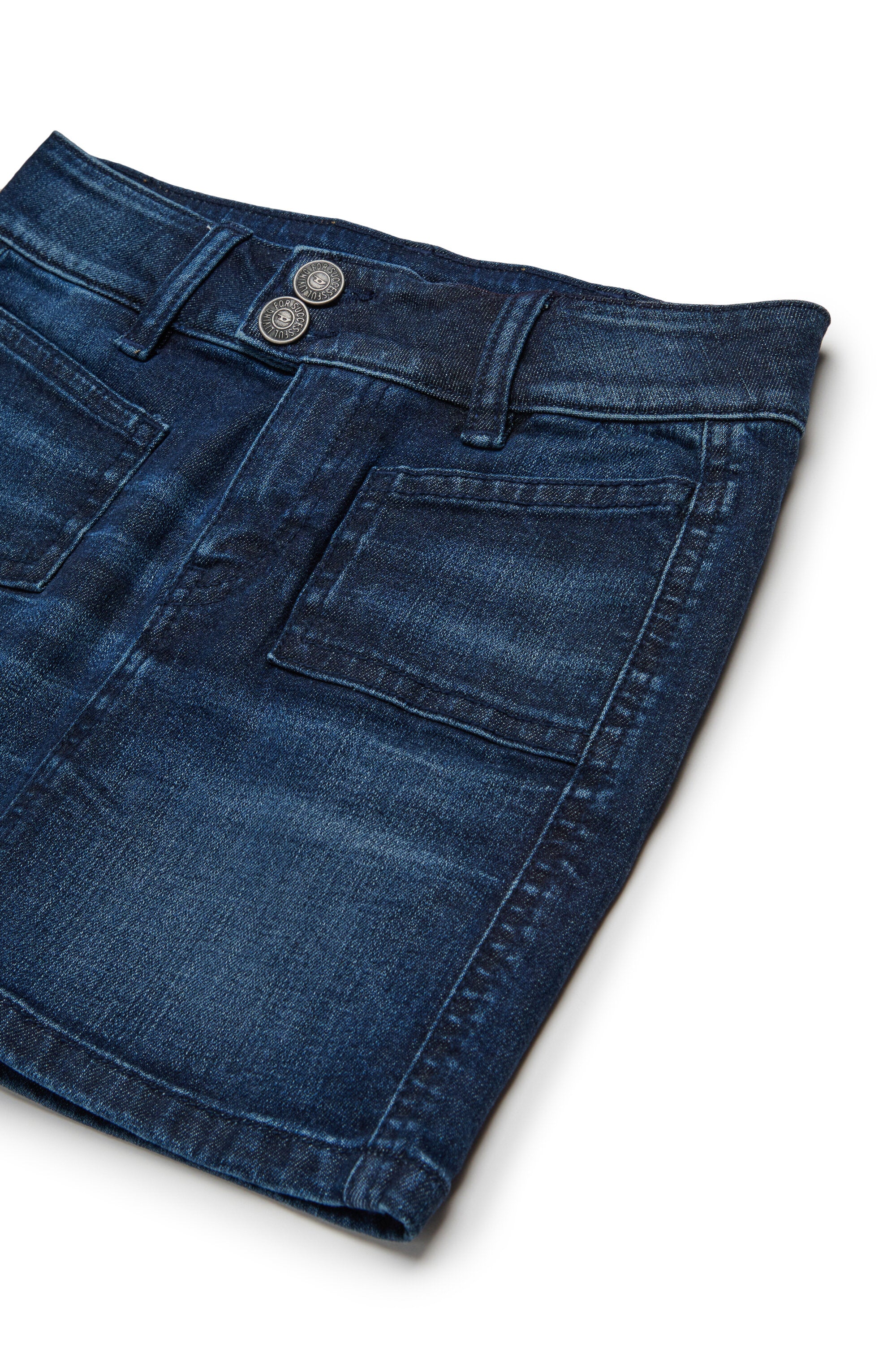 ダークブルーデニムミニスカート