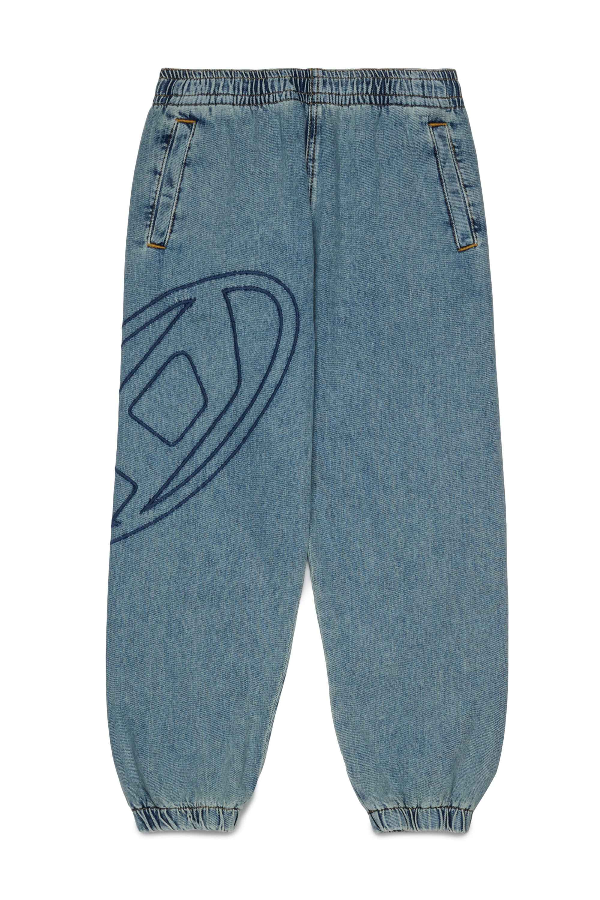 マーブル模様のスリムジーンズ - Plabby