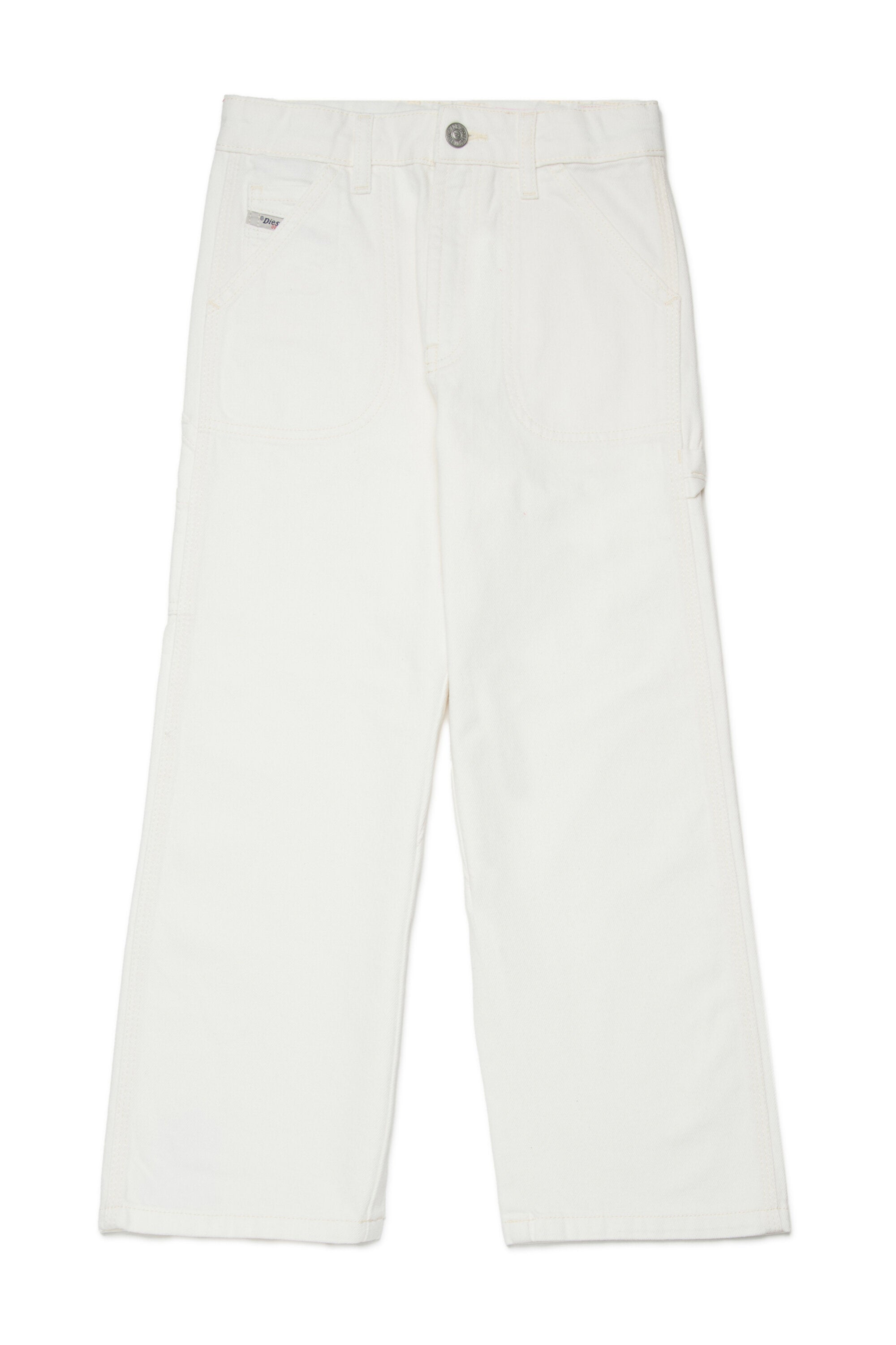 White relaxed fit jeans - D-Bart